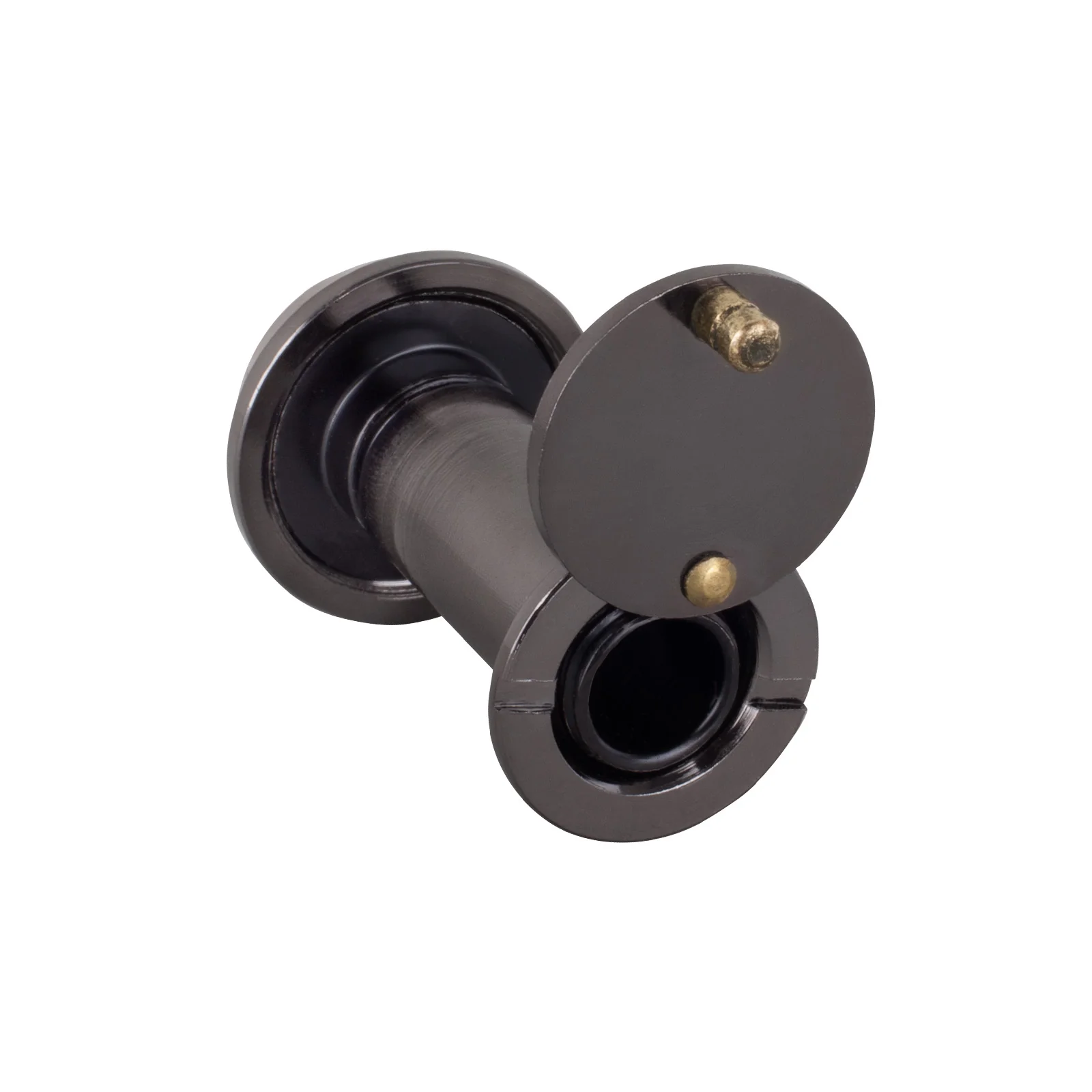 Fire Rated Door Viewer 200 Degree Glass Lens - 14mm Dia. - 35-55mm Doors - Black Nickel - Image 7
