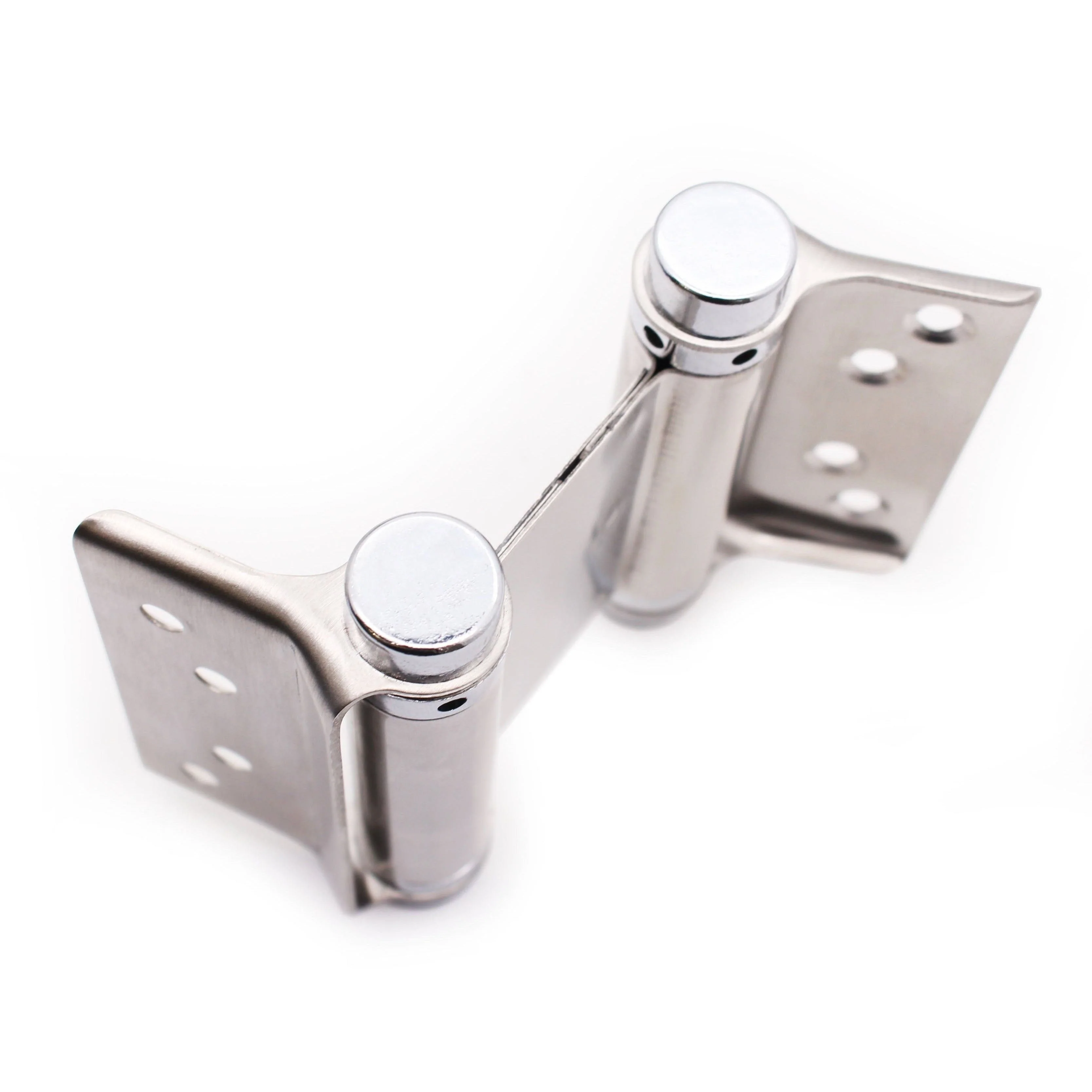 Double Action Spring Hinges 3" Stainless Steel - 76mm - Satin - Pair - Including Screws - Image 10