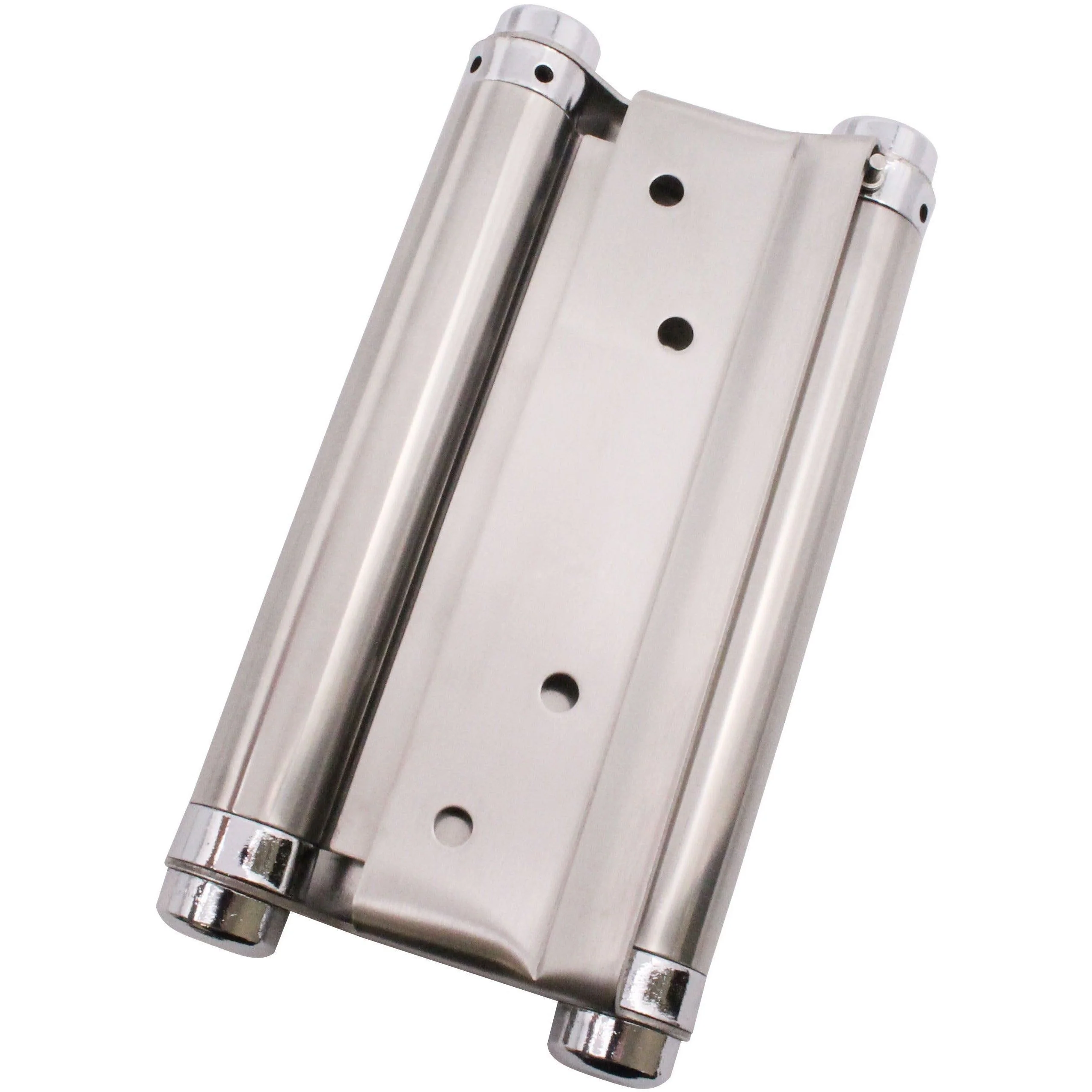 Double Action Spring Hinges 6" Stainless Steel - 152mm - Satin - Pair - Including Screws