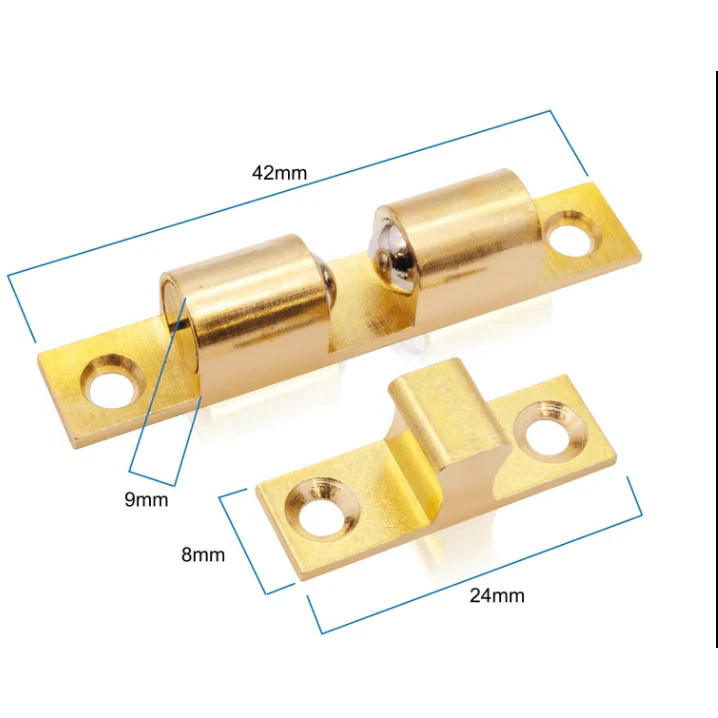 Adjustable Double Ball Catch Quality Brand 42mm Solid Brass