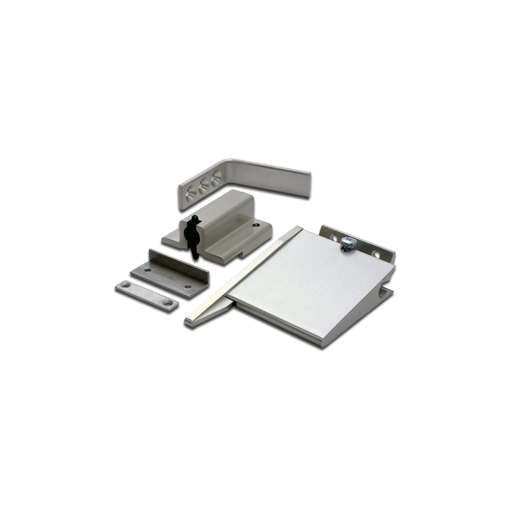 Double Door Coordinator Selector - Fire Rated - Satin Stainless Steel