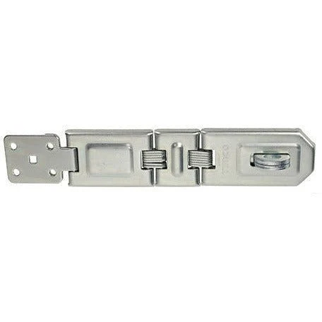 Double Hinged Hasp & Staple - 200mm - Zinc - Image 2