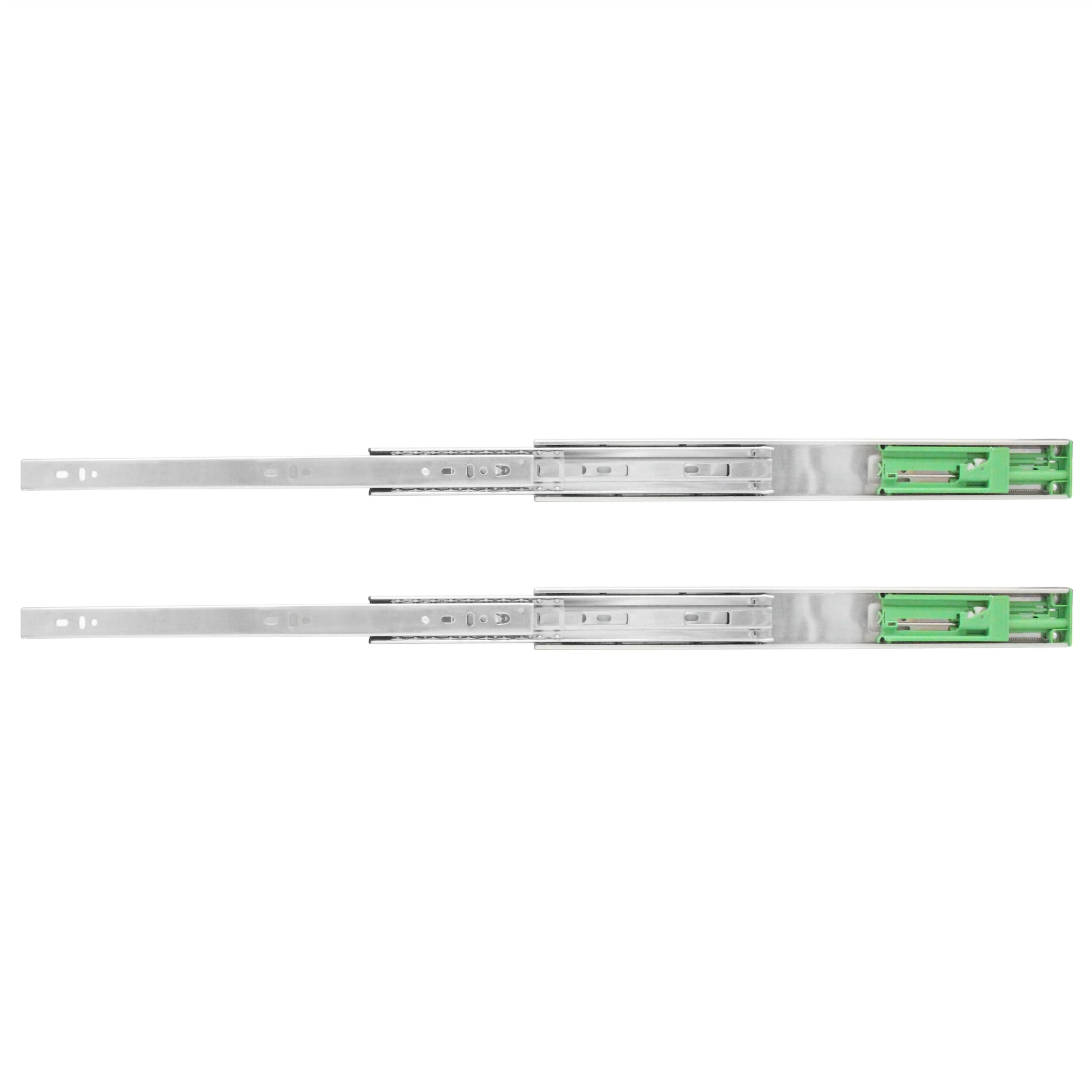 Double Soft Close Double Extension Runners 46mm Ball Bearing 45kg Max 350mm - Image 6