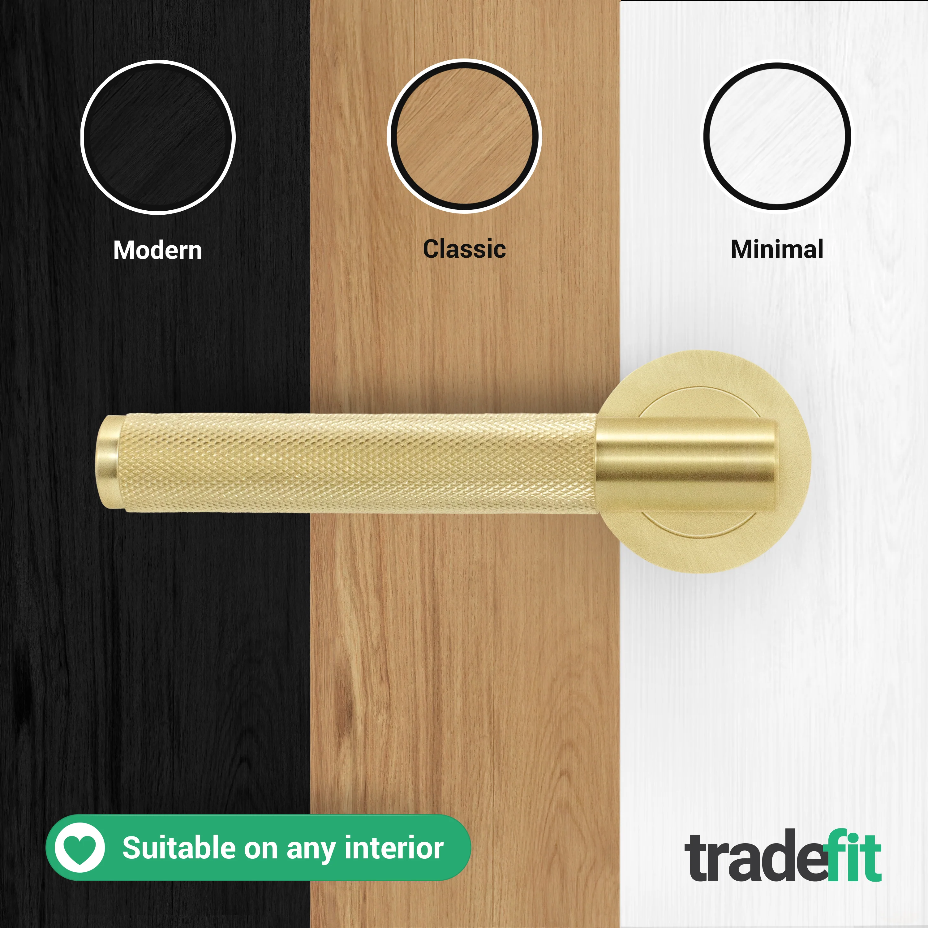 Dumont Satin Brass Lever on Rose Door Handle Kit - Medium Duty FD30/60 - 80mm Euro Sashlock and Double Cylinder - Master Keyed - Image 7