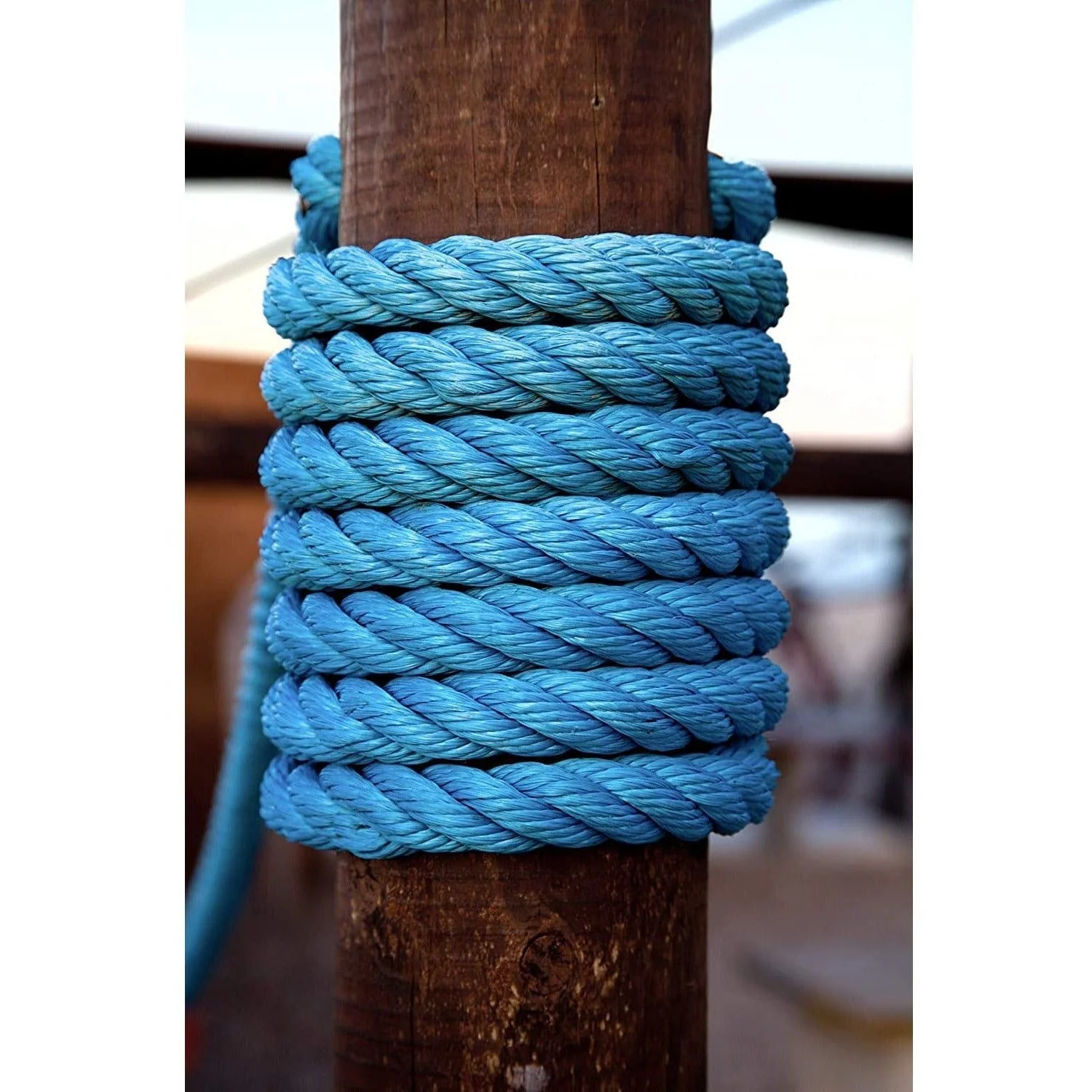 Blue Rope Poly Polypropylene Builder Rope - 10mm x 220m - Plumber Electrician Draw Rope - Image 4