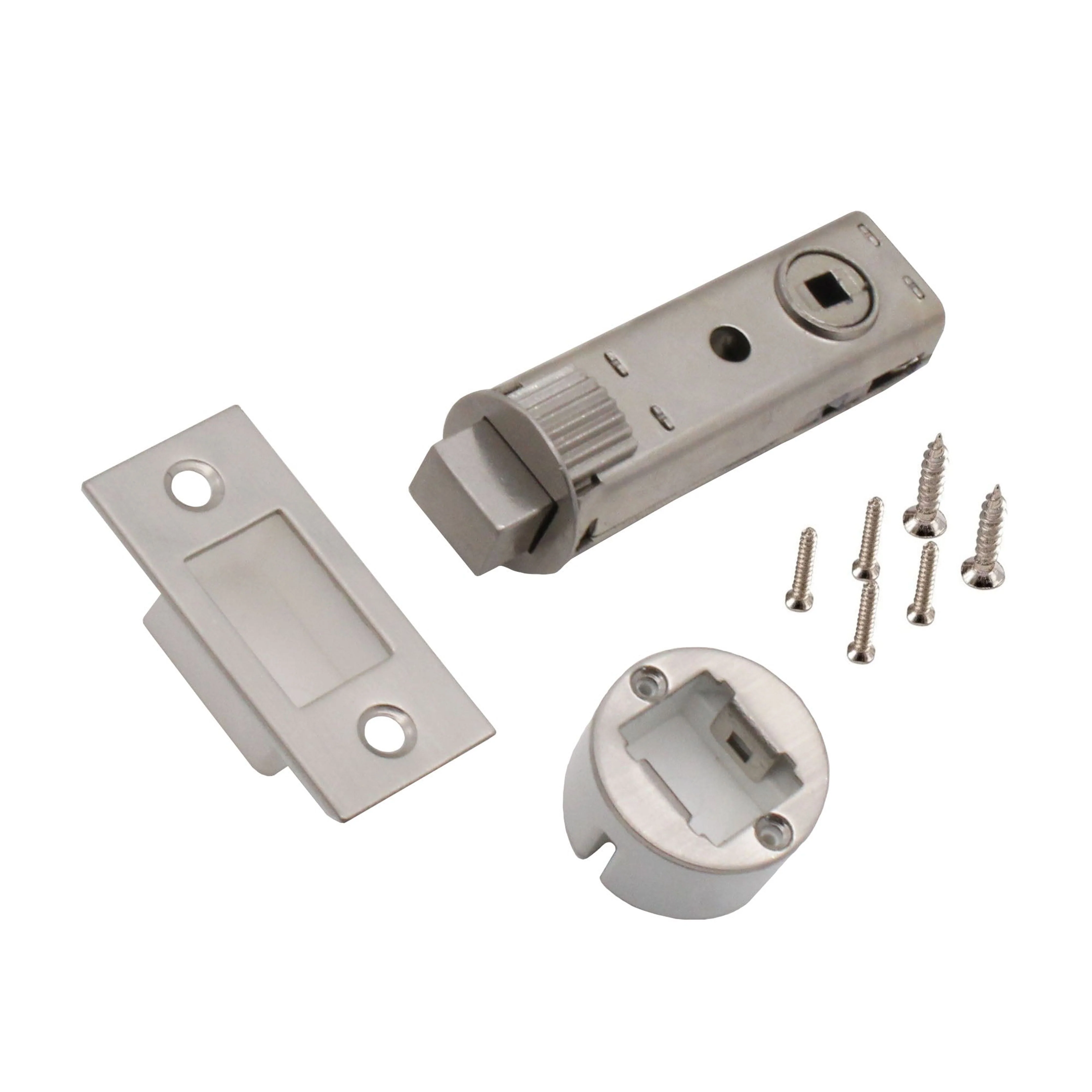 3 inch/76mm Easy Quick Fit Tubular Deadbolt - 57mm Backset - Satin Chrome