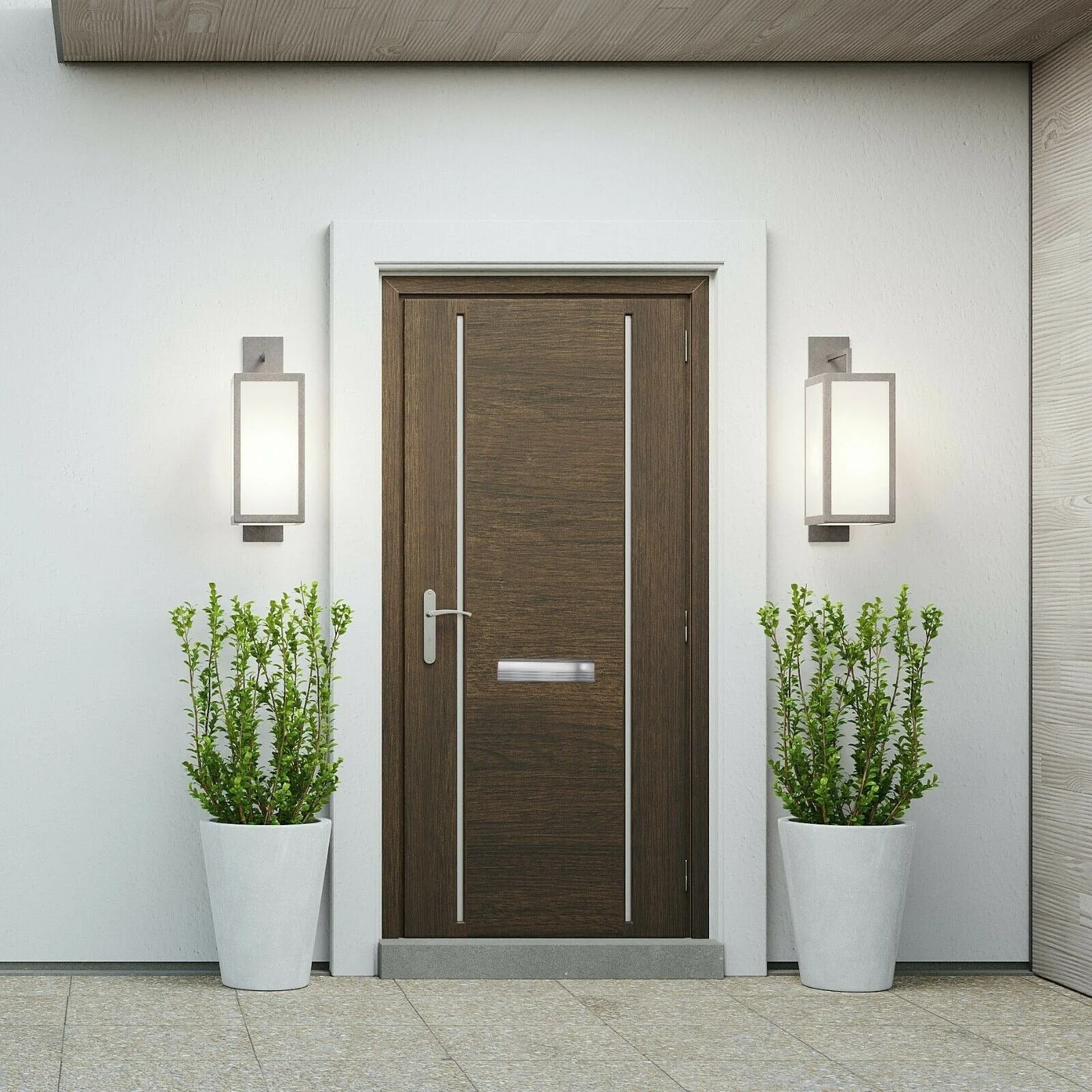 FD30/60 Fire Rated Heavy Duty Telescopic Draught Proof Letterplate - 300mm - Satin Anodised Aluminium - - Image 3