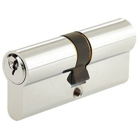 Euro Double Cylinder Lock - 35x50mm - Polished Chrome - Keyed to Differ