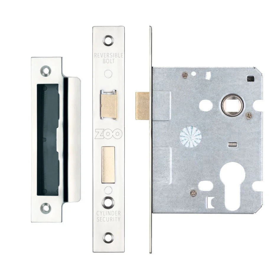 Economy Euro Profile Sashlock Case - 78mm Case - 57mm Centres - Polished Stainless Steel