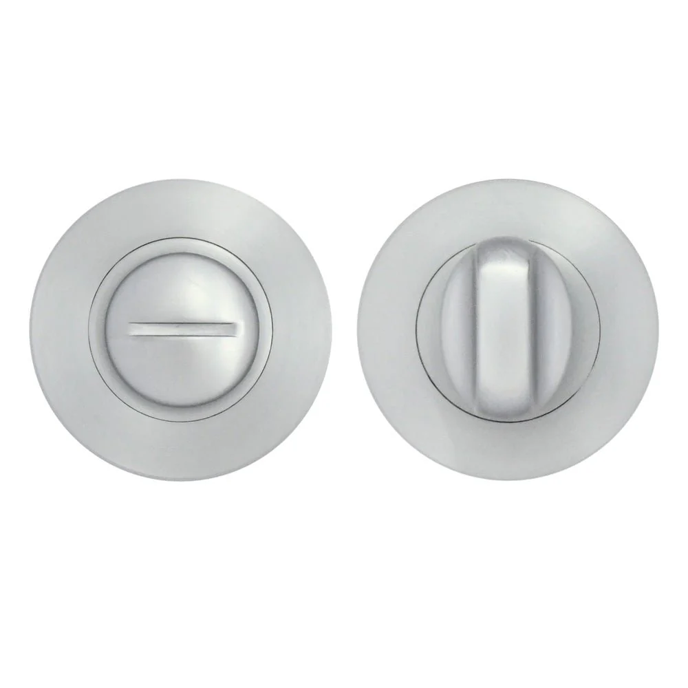 Euroda-Plus 50mm Turn & Release on Round Rose - Satin Chrome - FD30/60