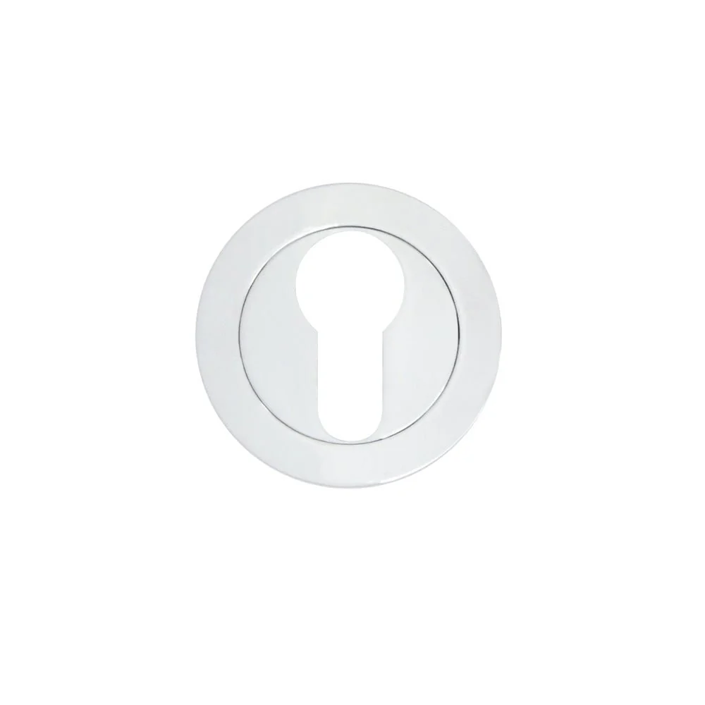 Euroda-Plus Euro Profile Escutcheon - 50x8mm - Polished Chrome - FD30/60