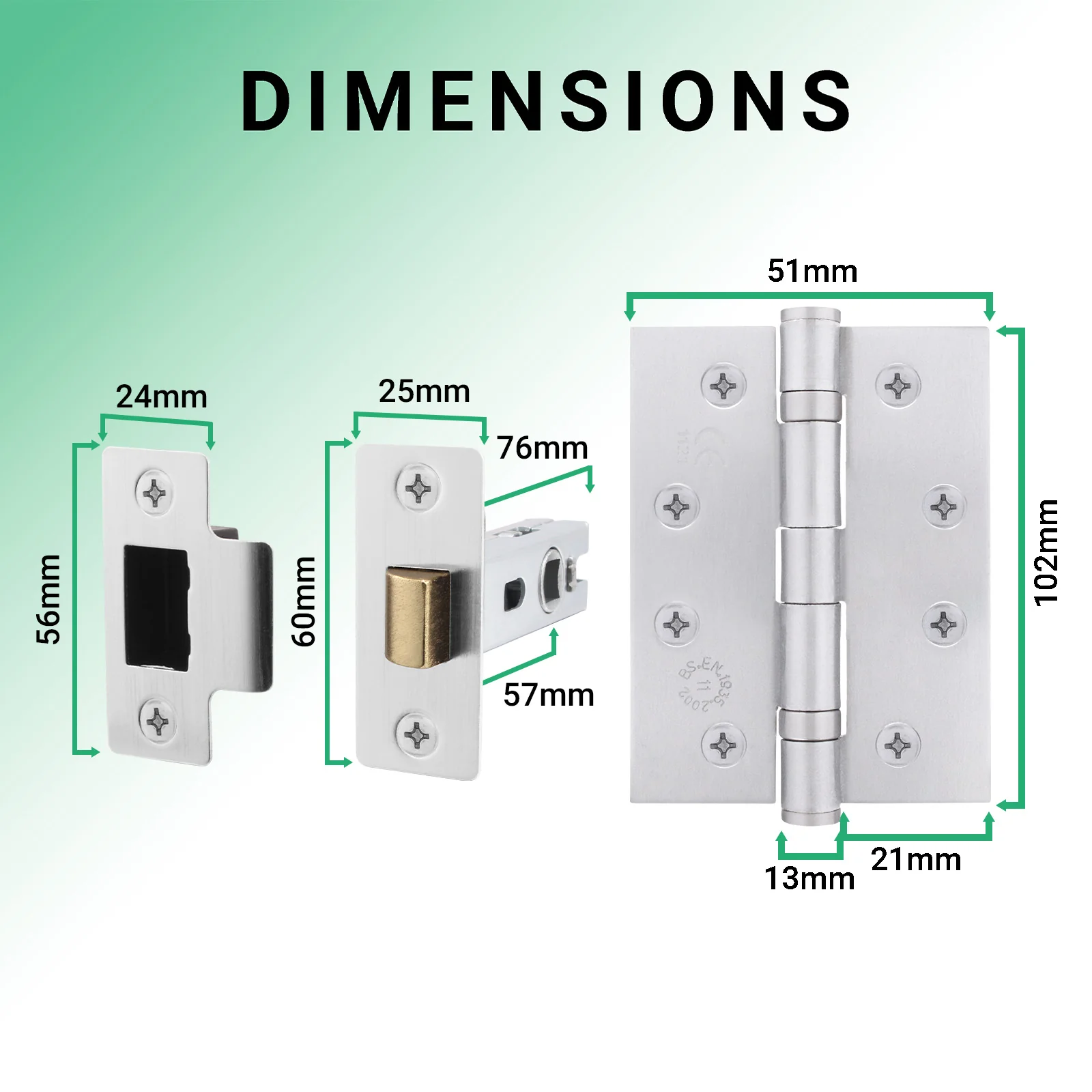 Euroda Satin Chrome Lever on Rose Fire Door Handle Pack - Latch - FD30/60 - Image 5
