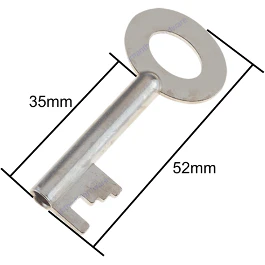 FB11 Fire Brigade Padlock Key - Zinc Plated - Pack 1 Key - Image 2