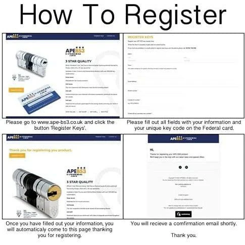 Federal TS007 Euro Door Cylinder Lock BS HIGH Security 3* Snap Safe Police Approved 30+60mm Double Nickel c/w Brass - Image 6