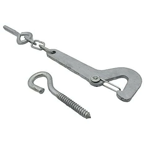 Field Gate Safety Hook And Eye - 150mm - Hot Dip Galvanised