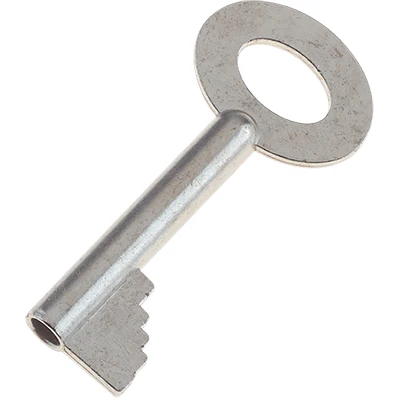 FB14 Fire Brigade Padlock Key - Zinc Plated - Pack of 1 Key