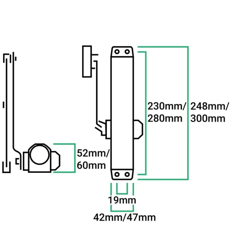Commercial Grade Fire Door Closer - Power Size 3-6 - Door Weight to 120kg - Backcheck & Delayed Action - CE Marked - Brass - Image 5