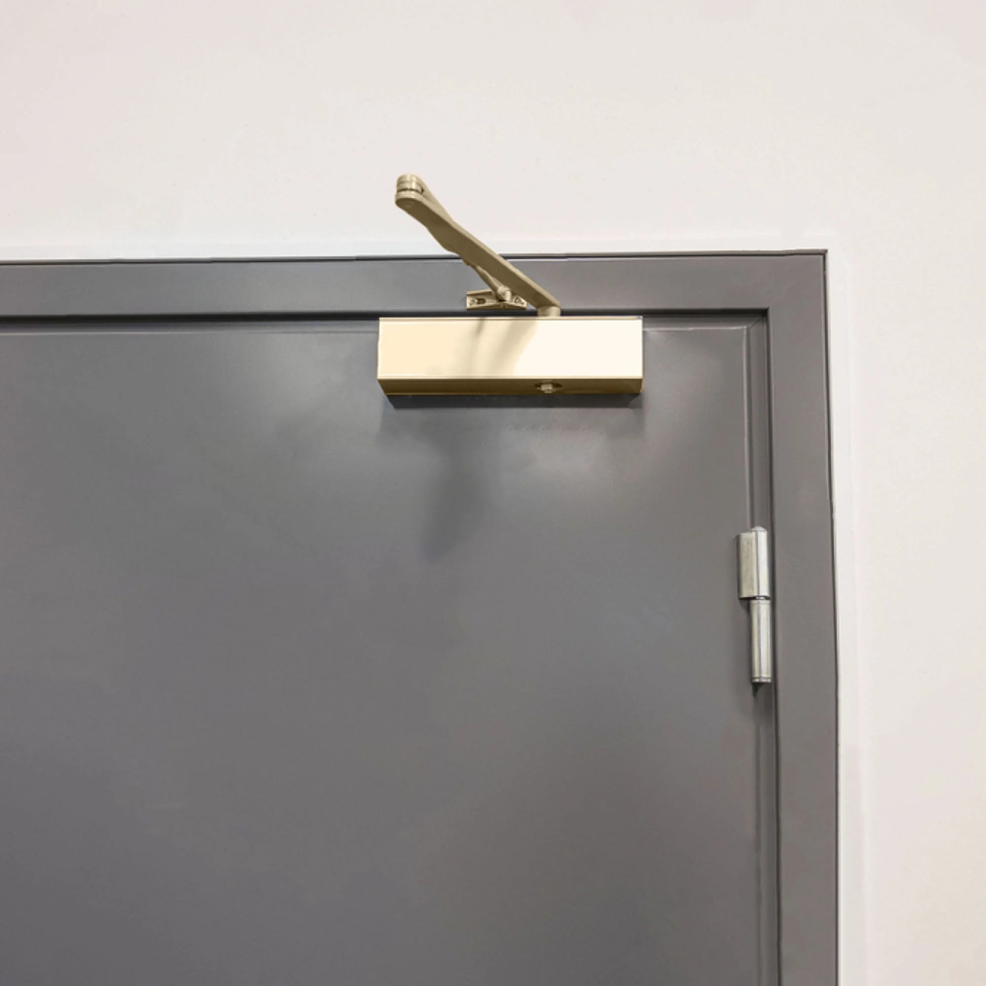 Commercial Grade Fire Door Closer - Power Size 3-6 - Door Weight to 120kg - Backcheck & Delayed Action - CE Marked - Brass - Image 8