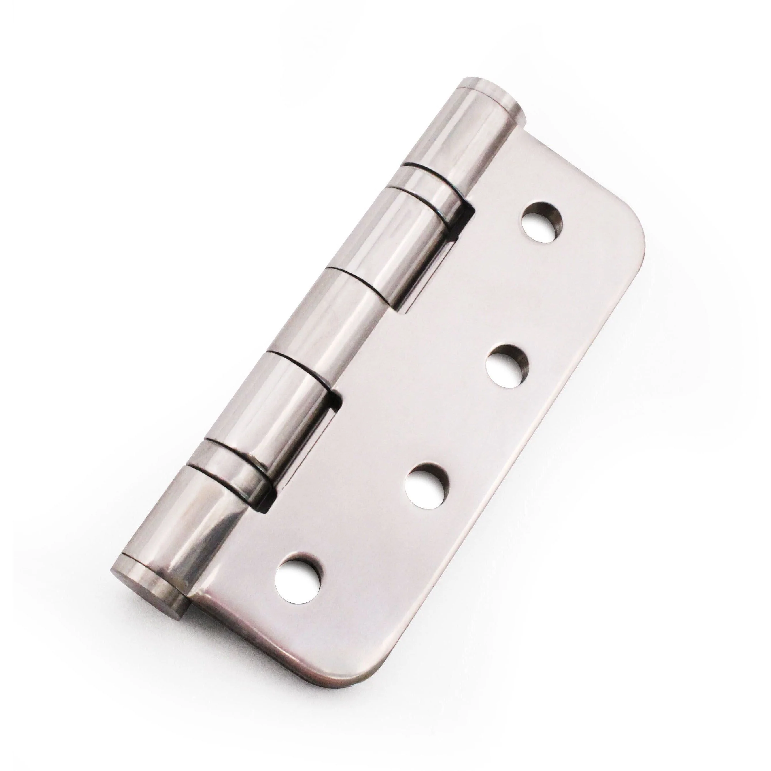 Polished Stainless Fire Door Hinges - 4 Inch/102mm - Grade 13 Steel Ball Bearing - Pack 2 - Radius - Image 6