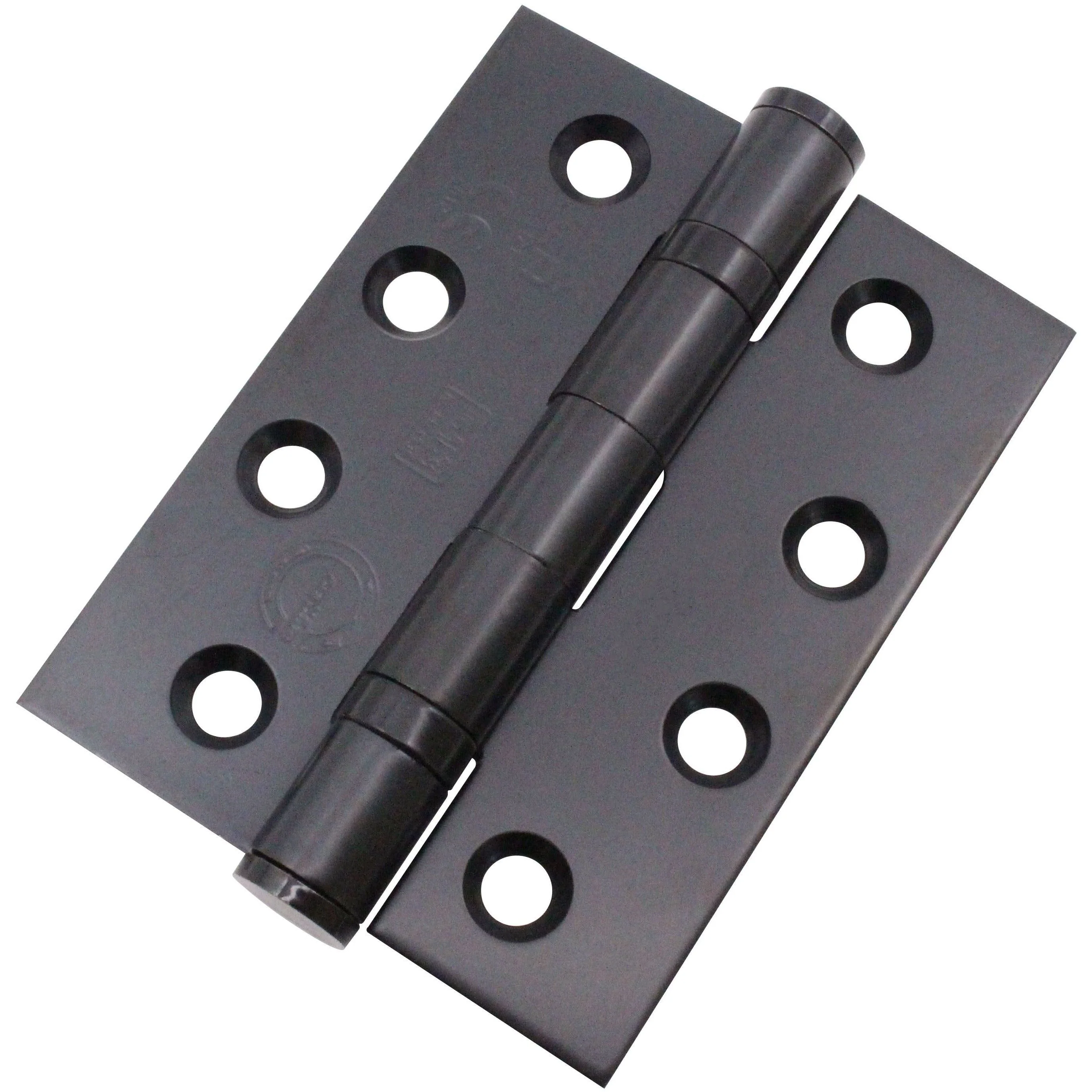 Black Fire Door Hinges - 4 Inch/102mm - Grade 13 Steel Ball Bearing - Pack 2 - Image 5