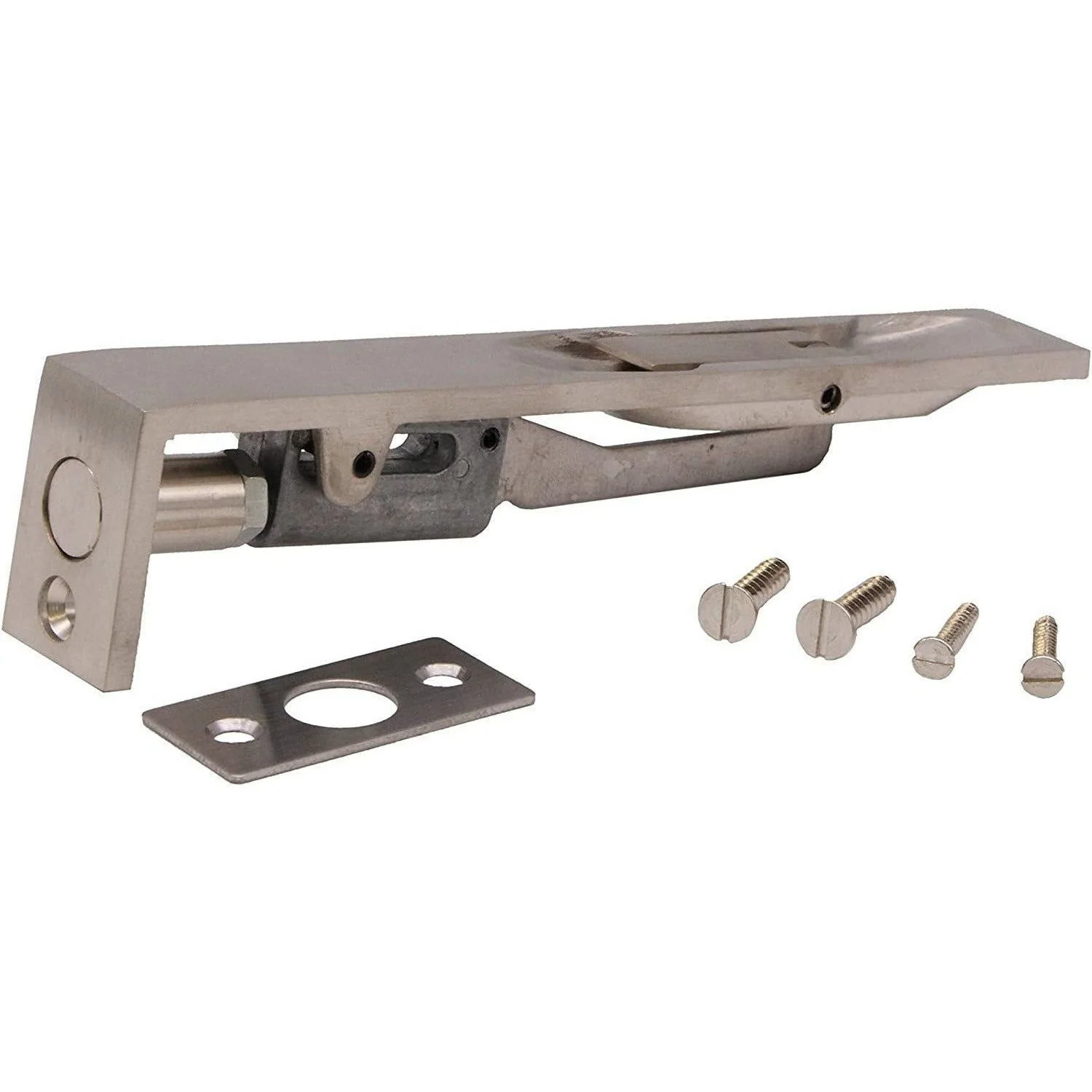 Lever Action Flush Bolt BRITISH HEAVY PATTERN - Satin Nickel - 250x19mm