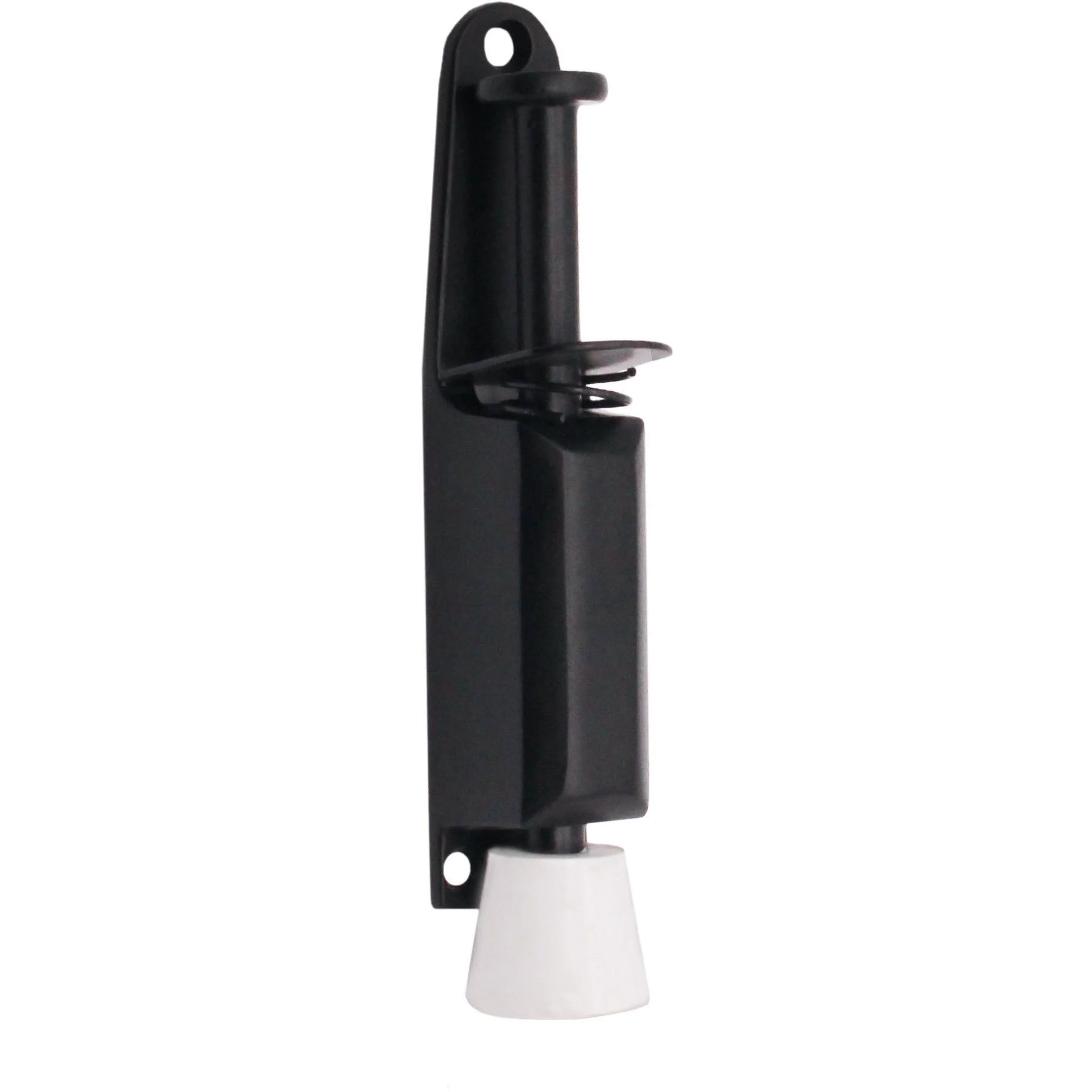 Foot Operated Door Holder - 120mm - Matt Black
