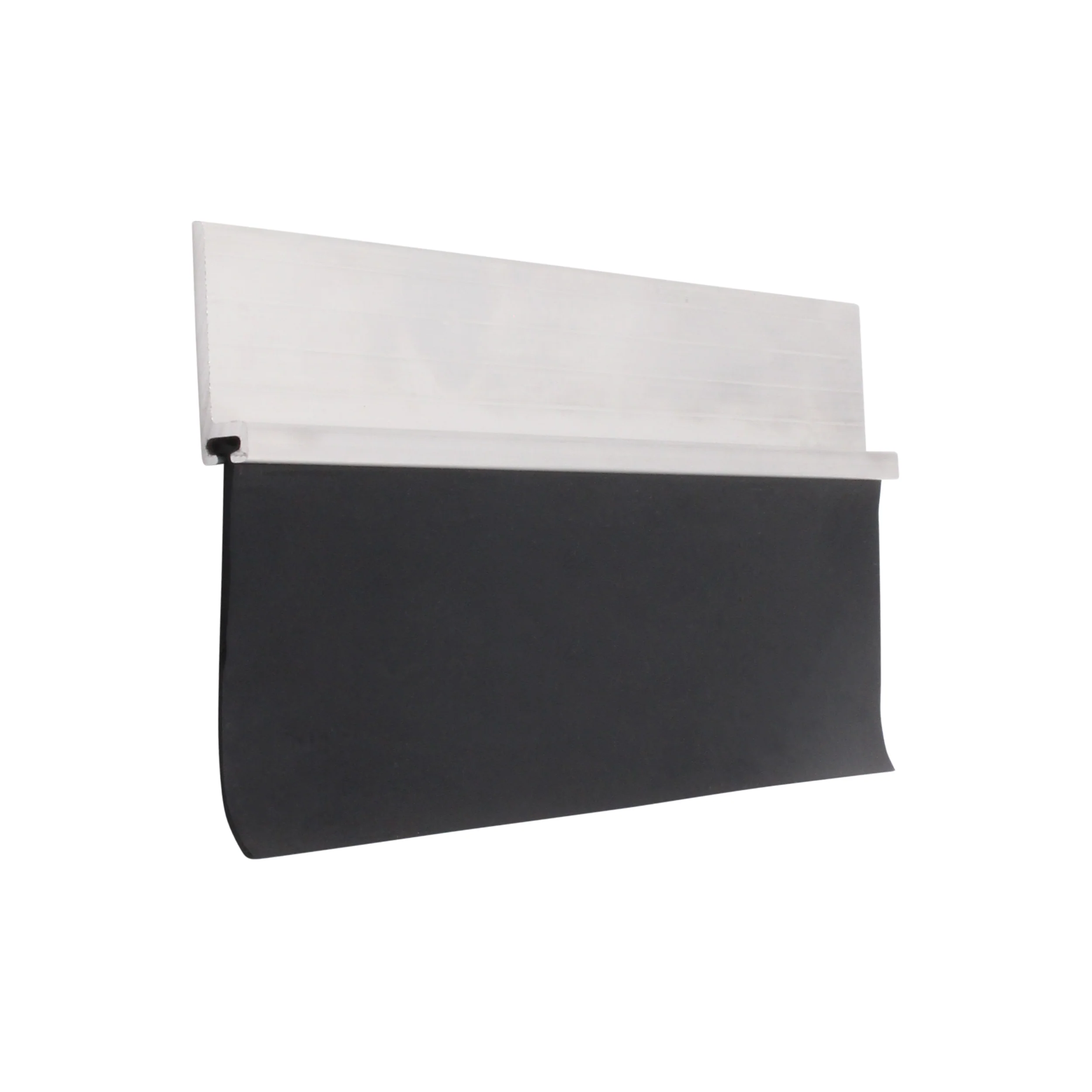 Garage / Industrial Door Seal - 30mm Carrier - 45mm Blade - 3000mm - Mill Aluminium