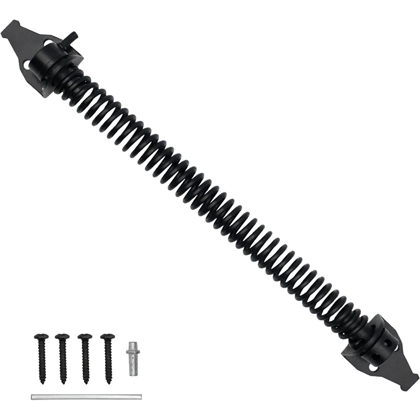 Heavy Adjustable Gate Spring - 250mm / 10 Inch - Black