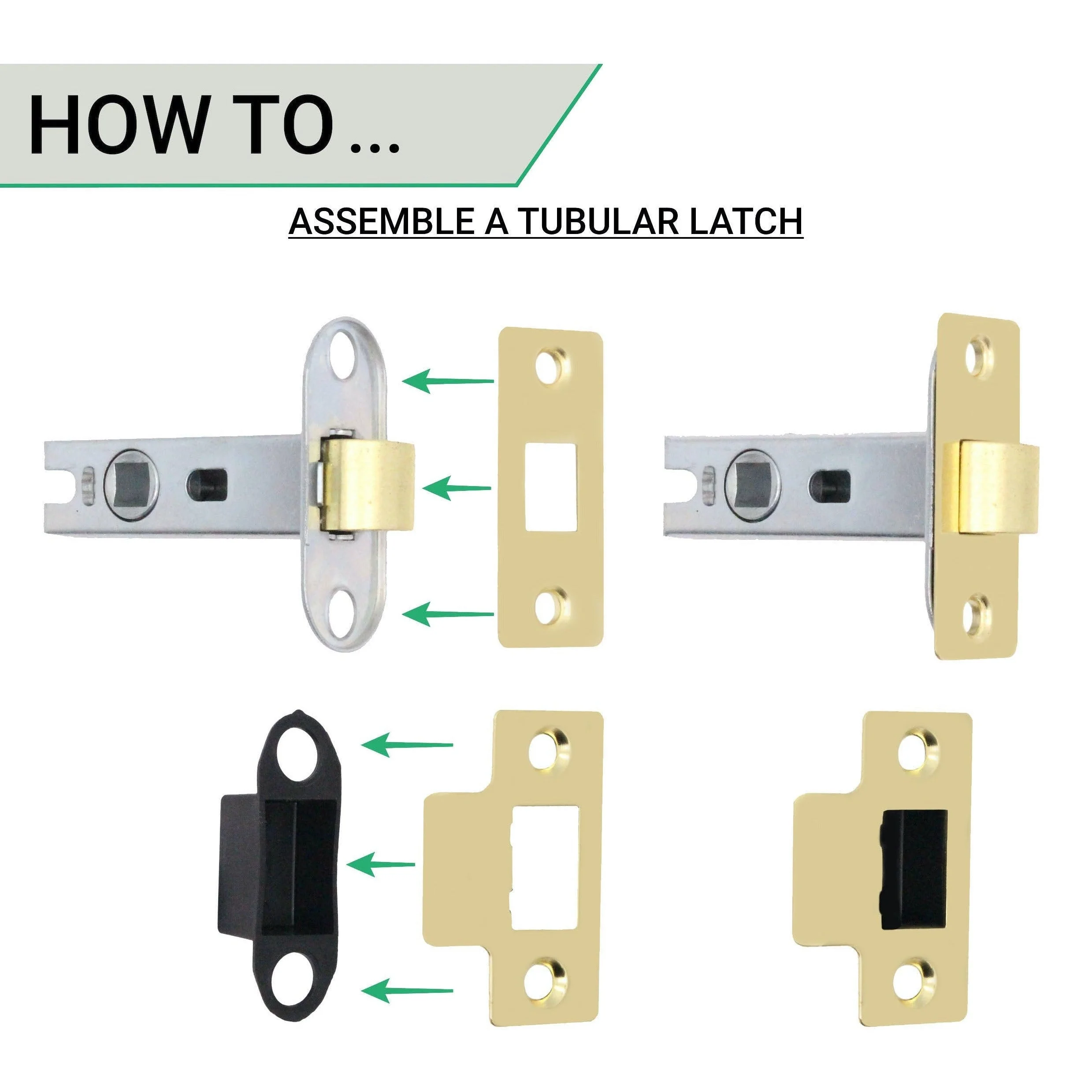 Glass and Polished Brass Mortice Door Knob Kit - 76mm Latch - Image 6