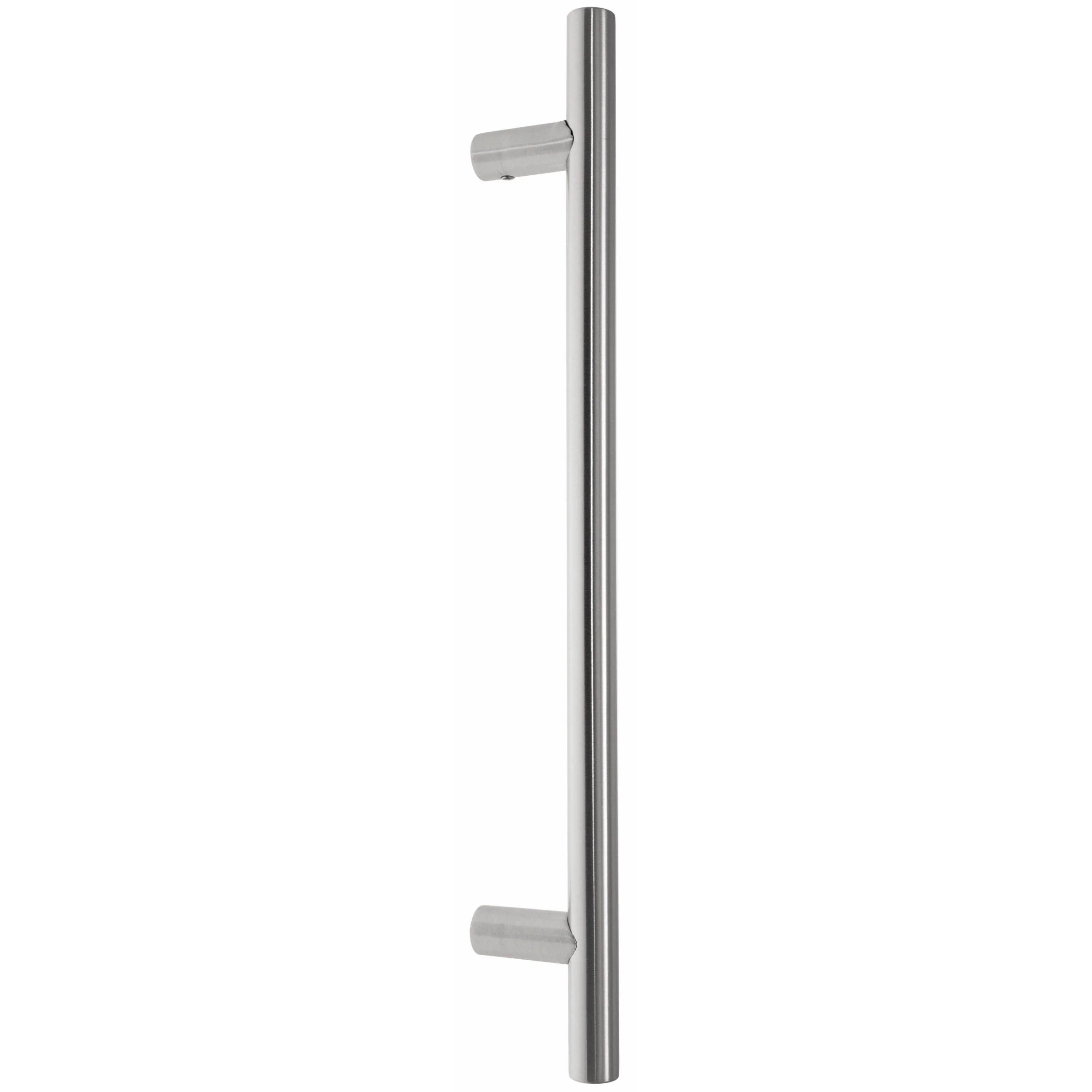 Guardsman Entrance Pull Handle - Bolt Fix - 750 x 25mm 650mm c/c - Satin Stainless Steel