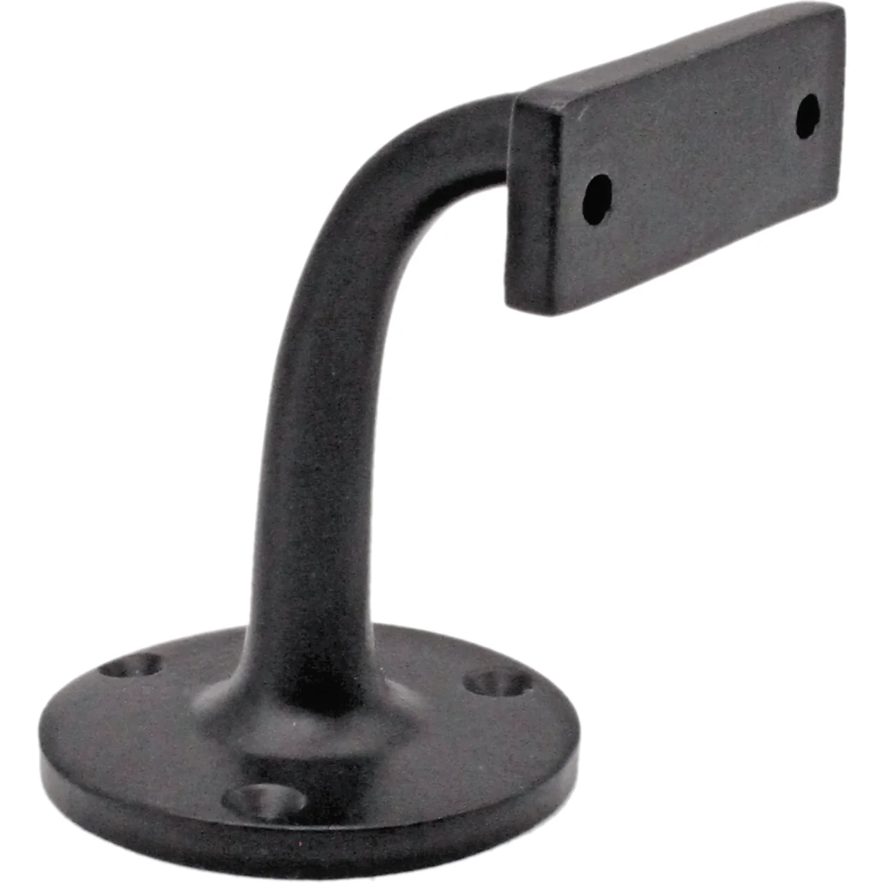Handrail Bracket Heavy Pattern - 63mm / 2.5 Inch - Matt Black - Image 4