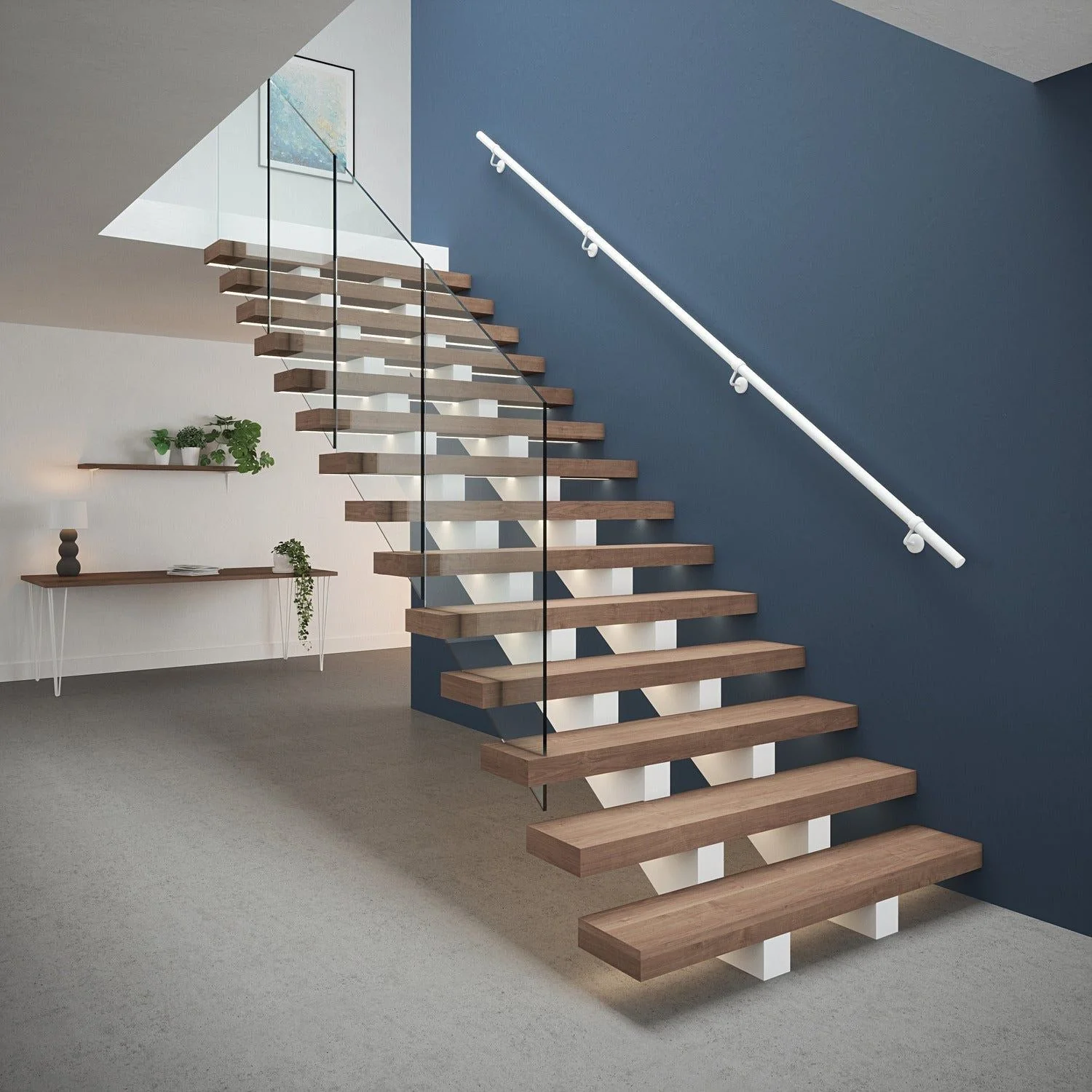 Handrail Kit - Interior Use - 3600mm - Matt White - Image 7