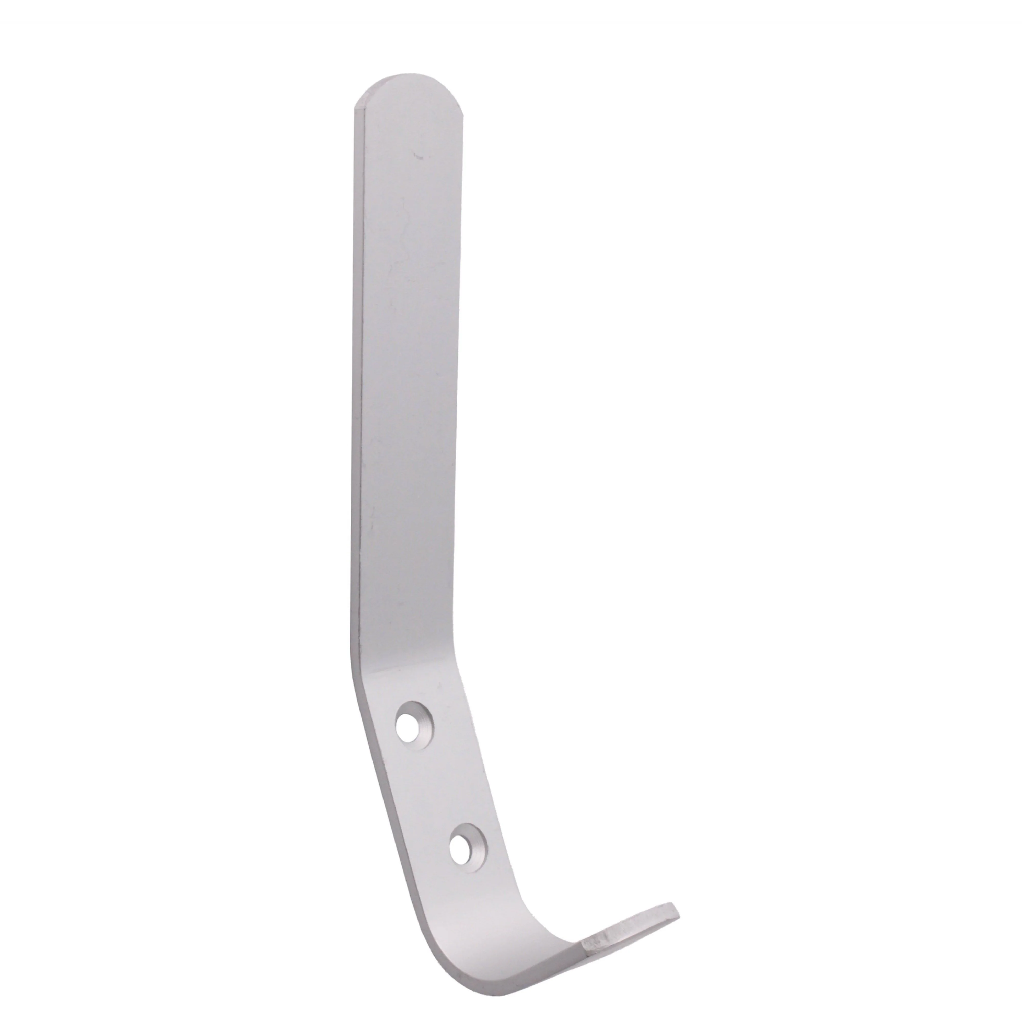 Hat and Coat Hook - 125mm - Satin Aluminium