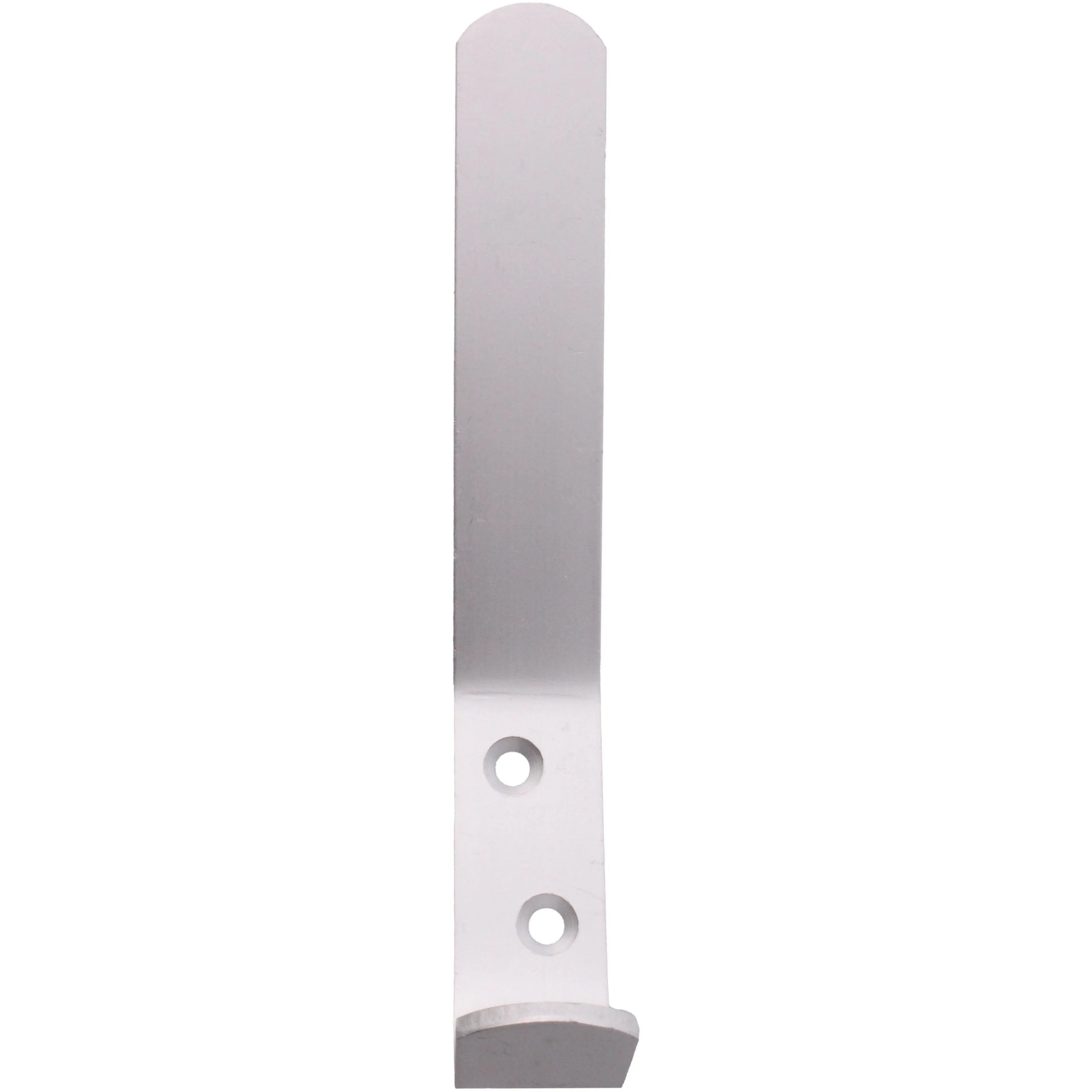 Hat and Coat Hook - 125mm - Satin Aluminium - Image 3