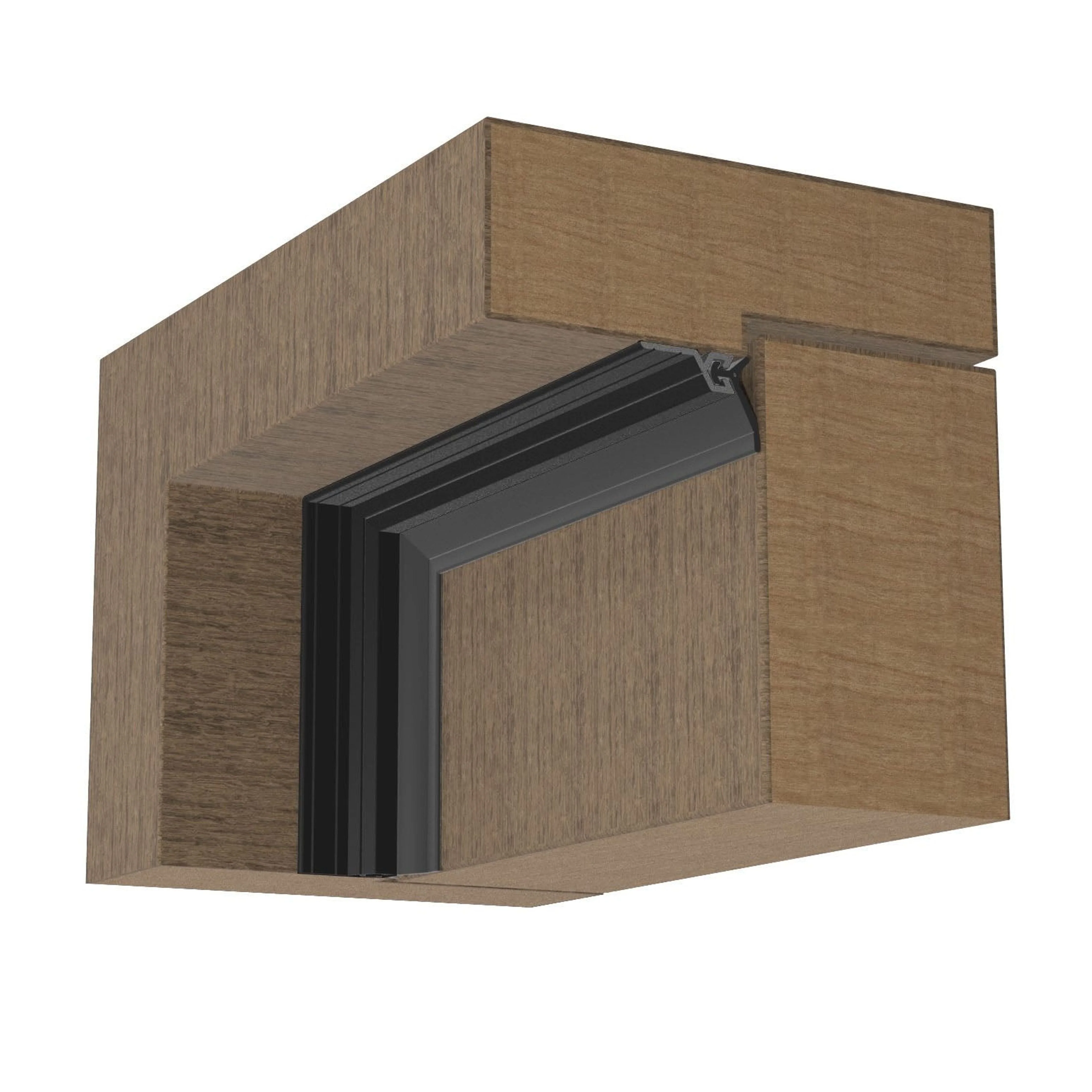 Heavy Duty Single Door Weather Seal Set - Black - Image 5