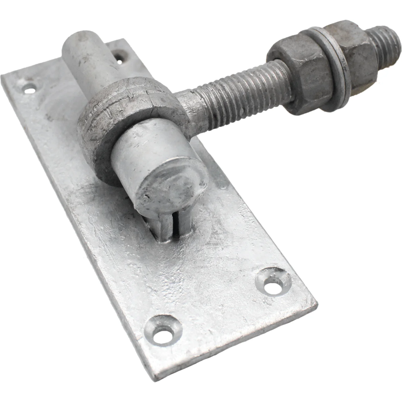 *DISCON* Hook On Rectangle Plate - 160x50mm 16mm Pin + Adjustable Gate Eye 16x100mm - Galvanised - Image 2