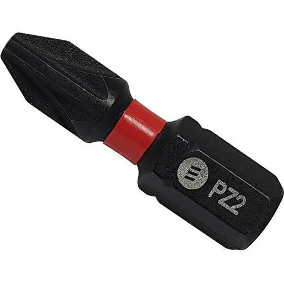 Impact Driver Bits Pack of 2 3 Sizes PZ1 PZ2 PZ3