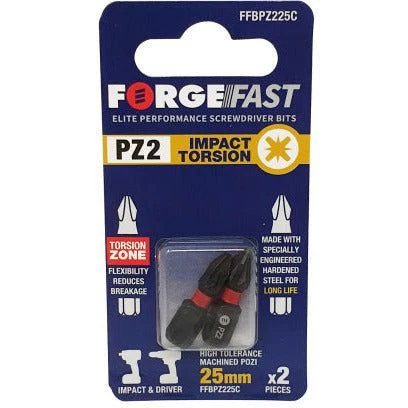 Impact Driver Bits Pack of 2 3 Sizes PZ1 PZ2 PZ3 - Image 2