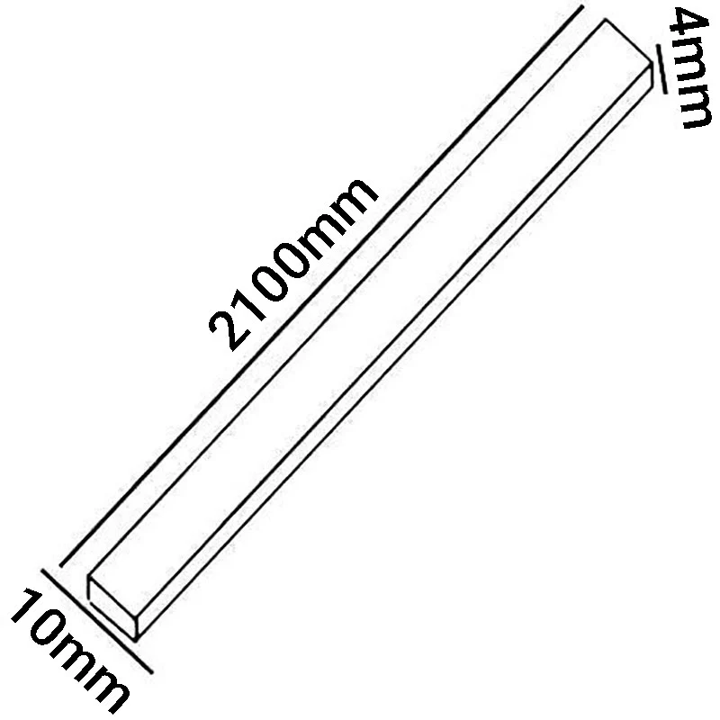 Intumescent Seal Strip - Fire and Smoke - 10x4x2100mm - Black - Pack of 50 - Image 4