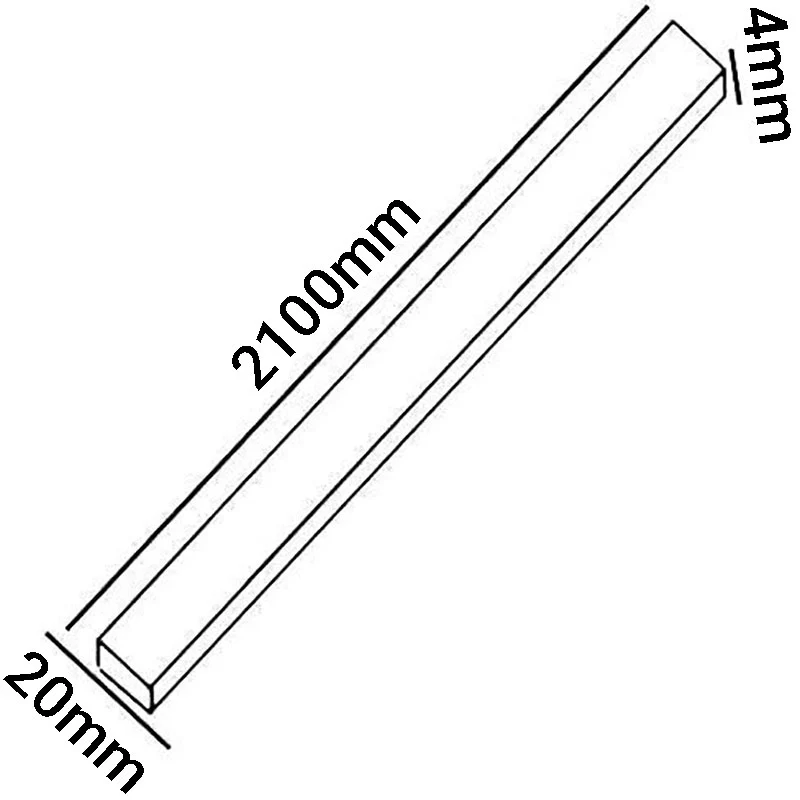 Intumescent Seal Strip - Fire and Smoke - 20x4x2100mm - Black - Pack of 50 - Image 4