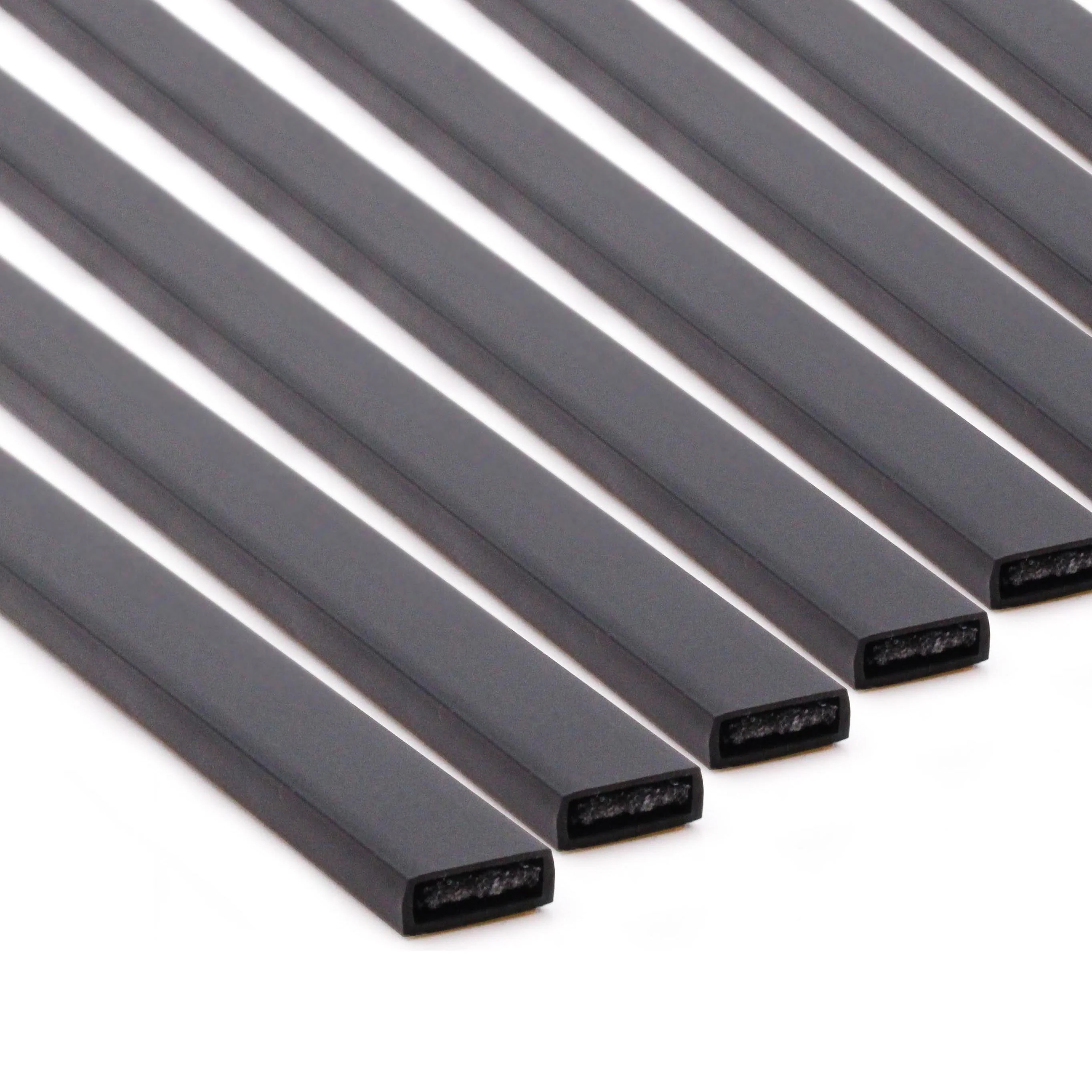 Intumescent Seal Strip - Fire Only - 10x4x2100mm - Black - Pack of 50