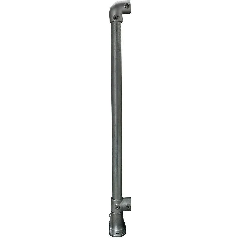 Key Clamp End Post Pre Assembled - Suit 48.3mm Tube - Galvanised - Image 3