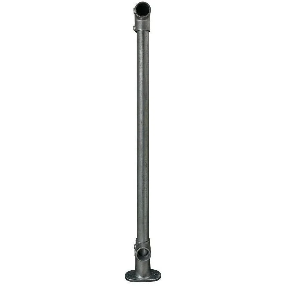 Key Clamp End Post Pre Assembled - Suit 48.3mm Tube - Galvanised - Image 4