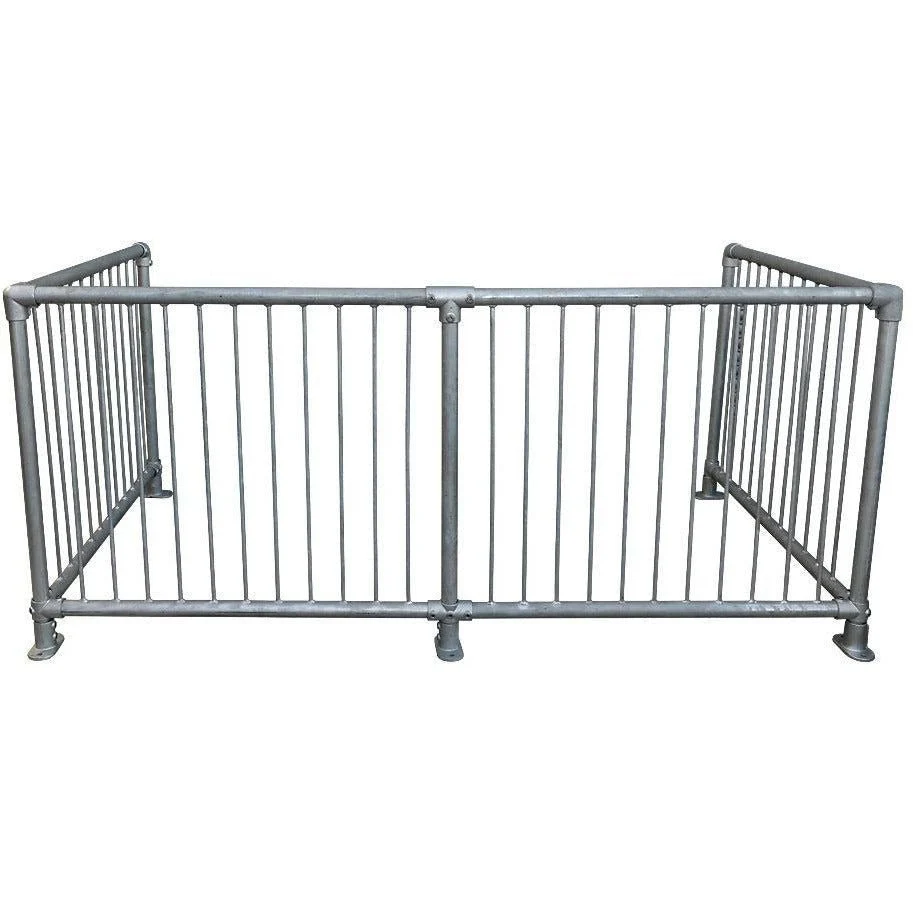 Key Clamp Infill Fence Panel - 48.3mm Diameter - 1200mm Long - Galvanised - Image 2