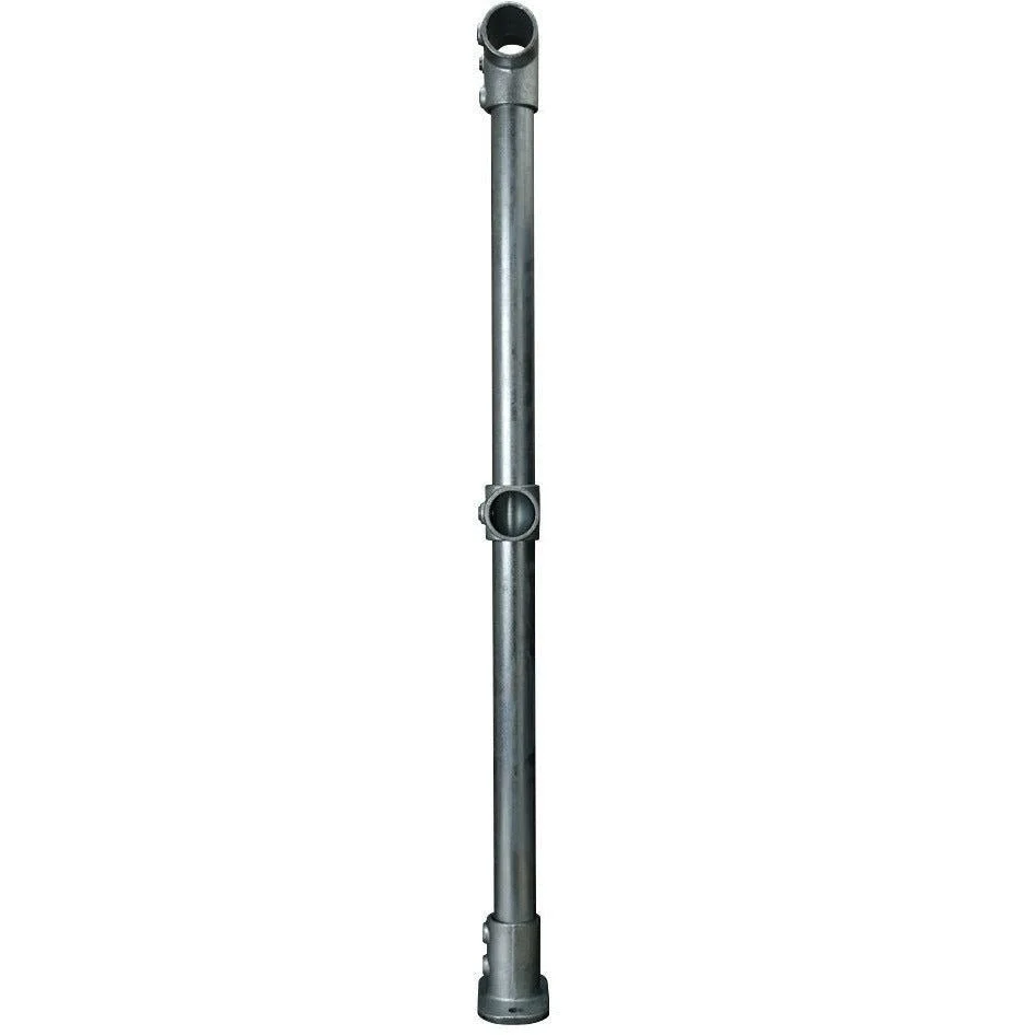 Key Clamp Mid Post Pre Assembled - Suit 48.3mm Tube - Galvanised - Image 2