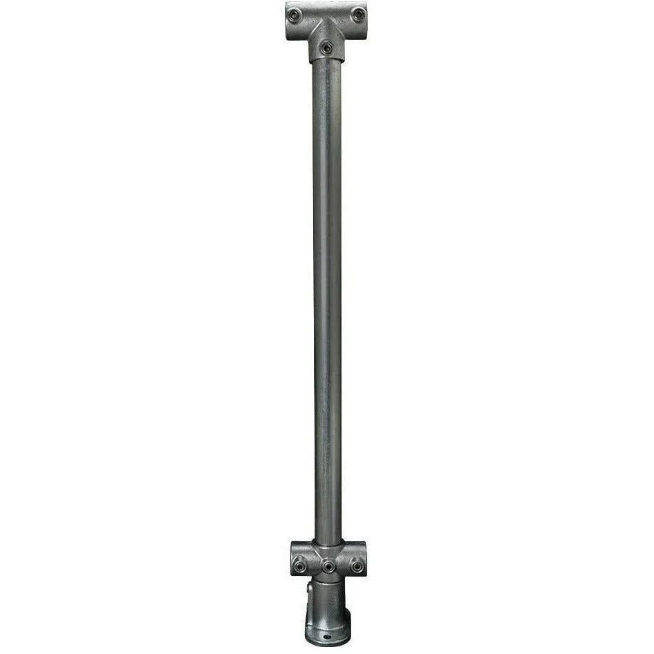 Key Clamp Mid Post Pre Assembled - Suit 48.3mm Tube - Galvanised - Image 3