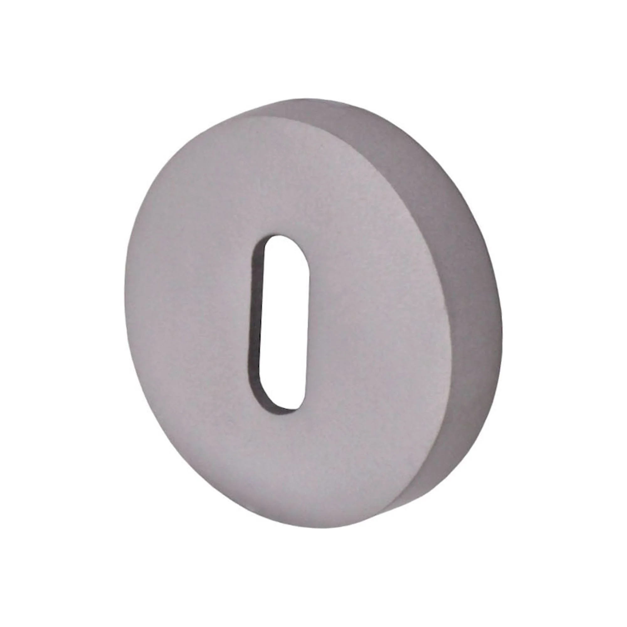 Keyhole Cover Escutcheon Standard Key Pattern - 52 x 8mm - Satin Stainless Steel