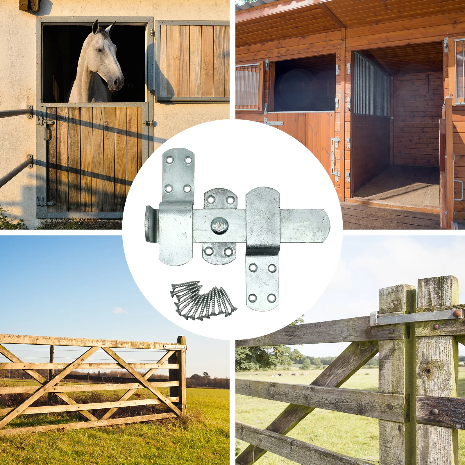 Kick Over Stable Door Latch - 240mm - Hot Dip Galvanised - Image 6