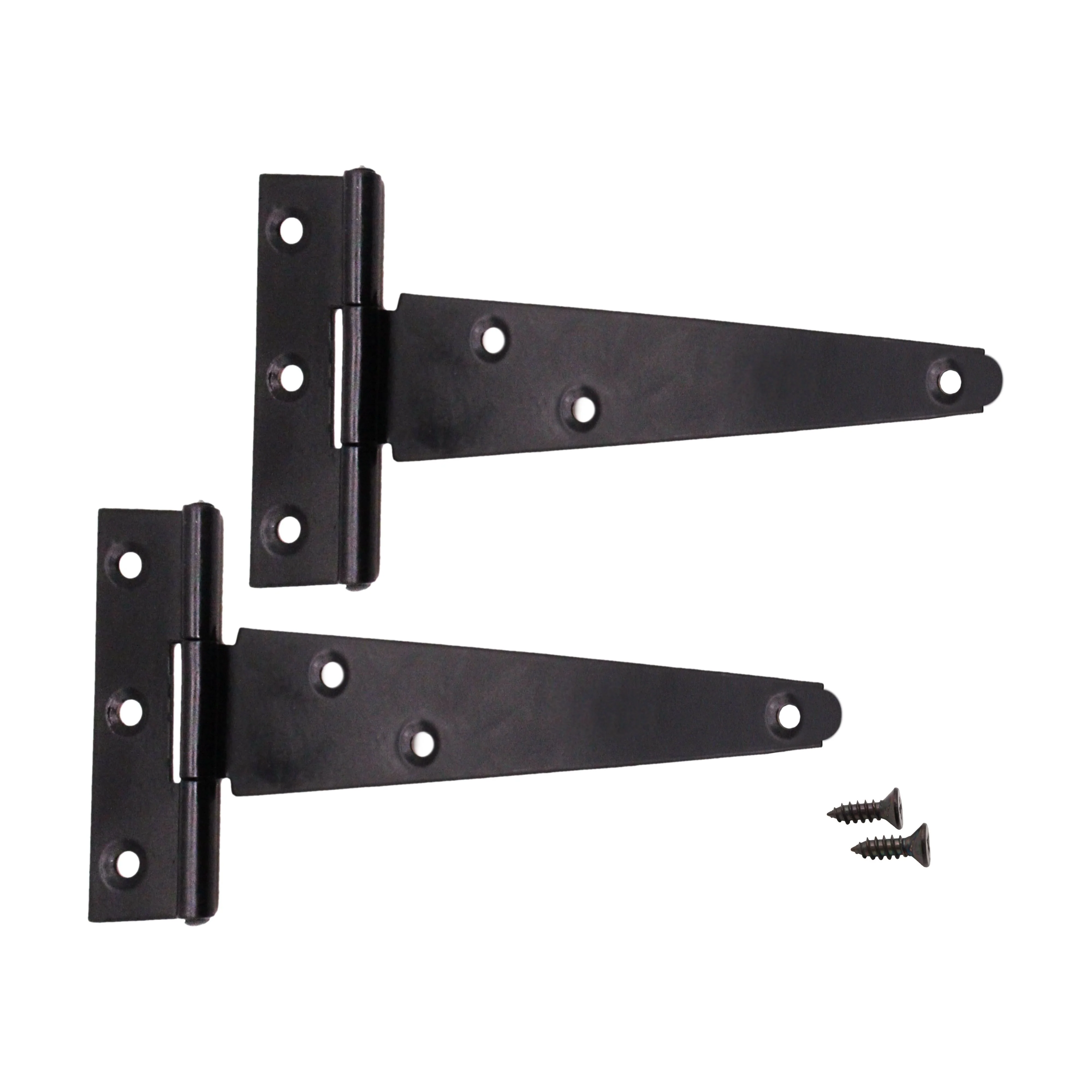 Light Duty Gate Tee Hinges - 152mm / 6 inch - Black - Pair