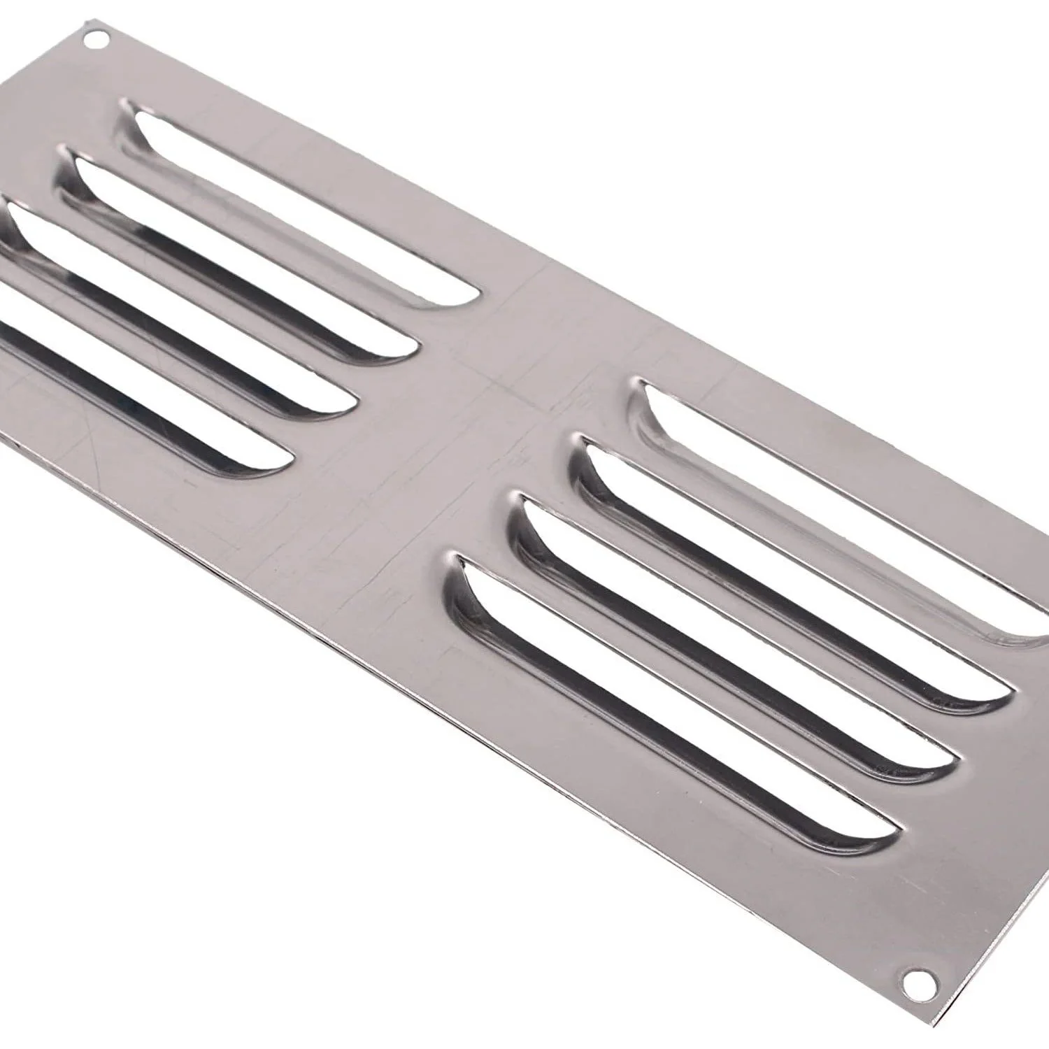 Louvre Air Vent - 242 x 89mm - Stainless Steel - Image 4